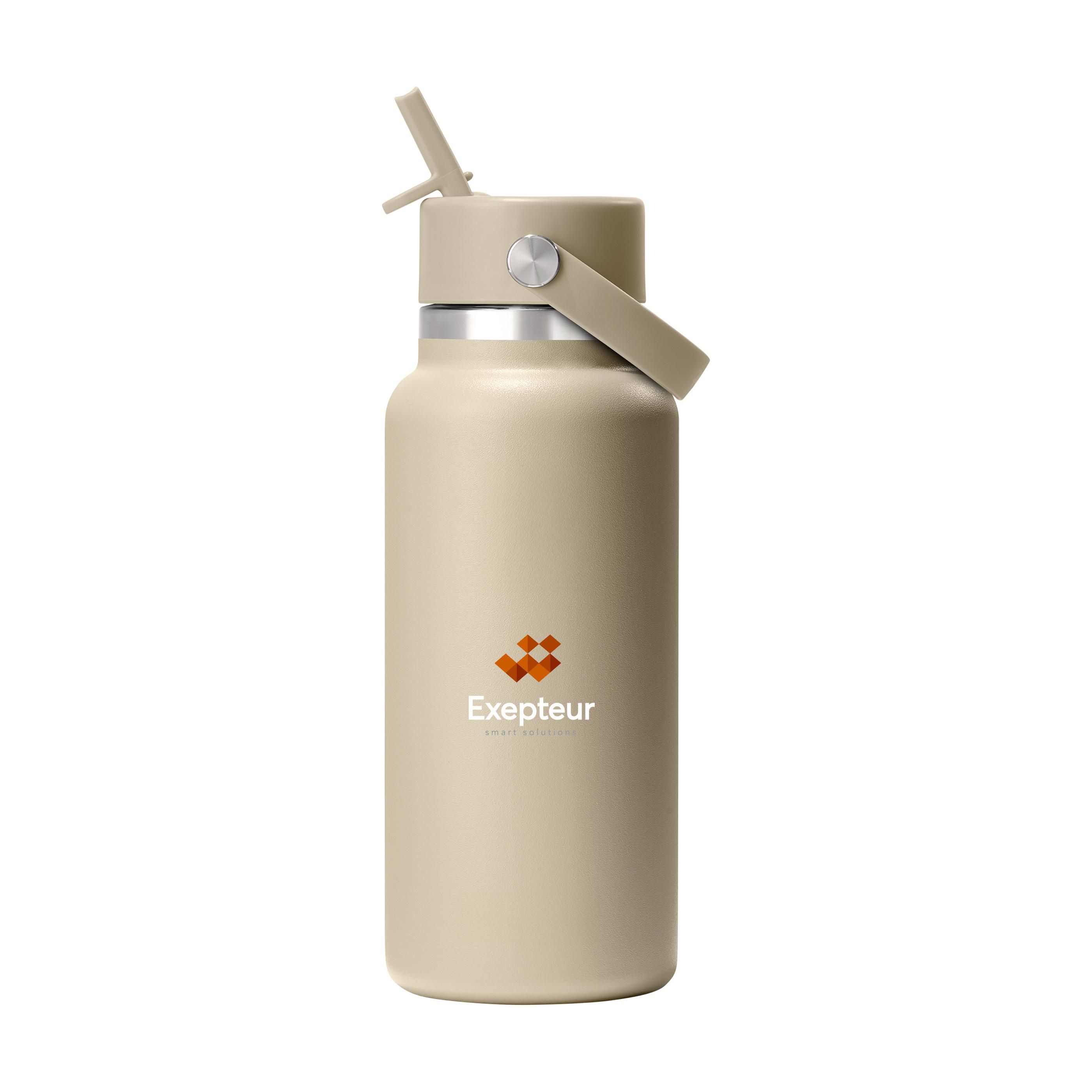 Vue 3 de Hydro Flask Wide Mouth with Flex Straw Cap 946 ml bouteille d'eau