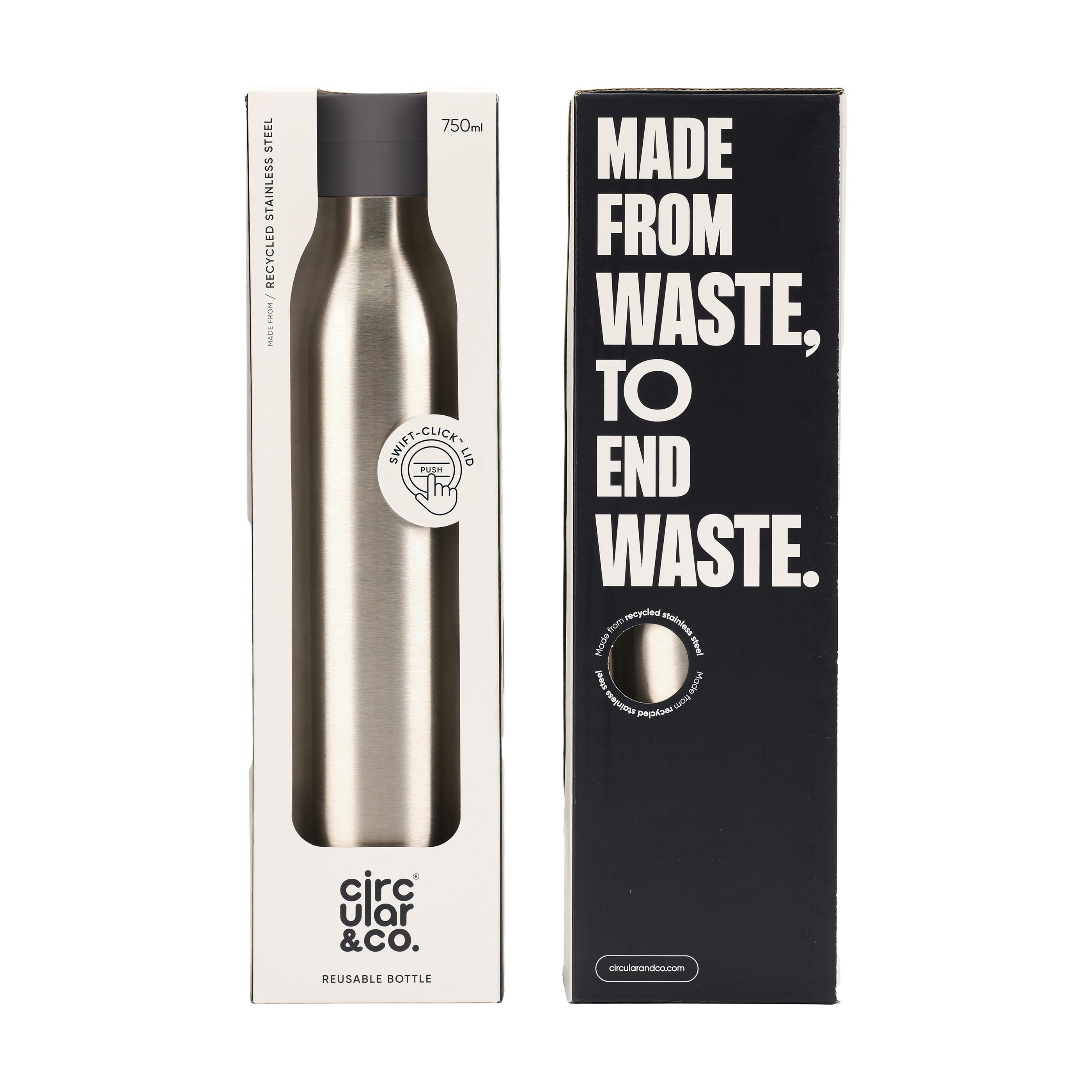 Vue 14 de Circular&Co Recycled Stainless Steel Bottle 750 ml