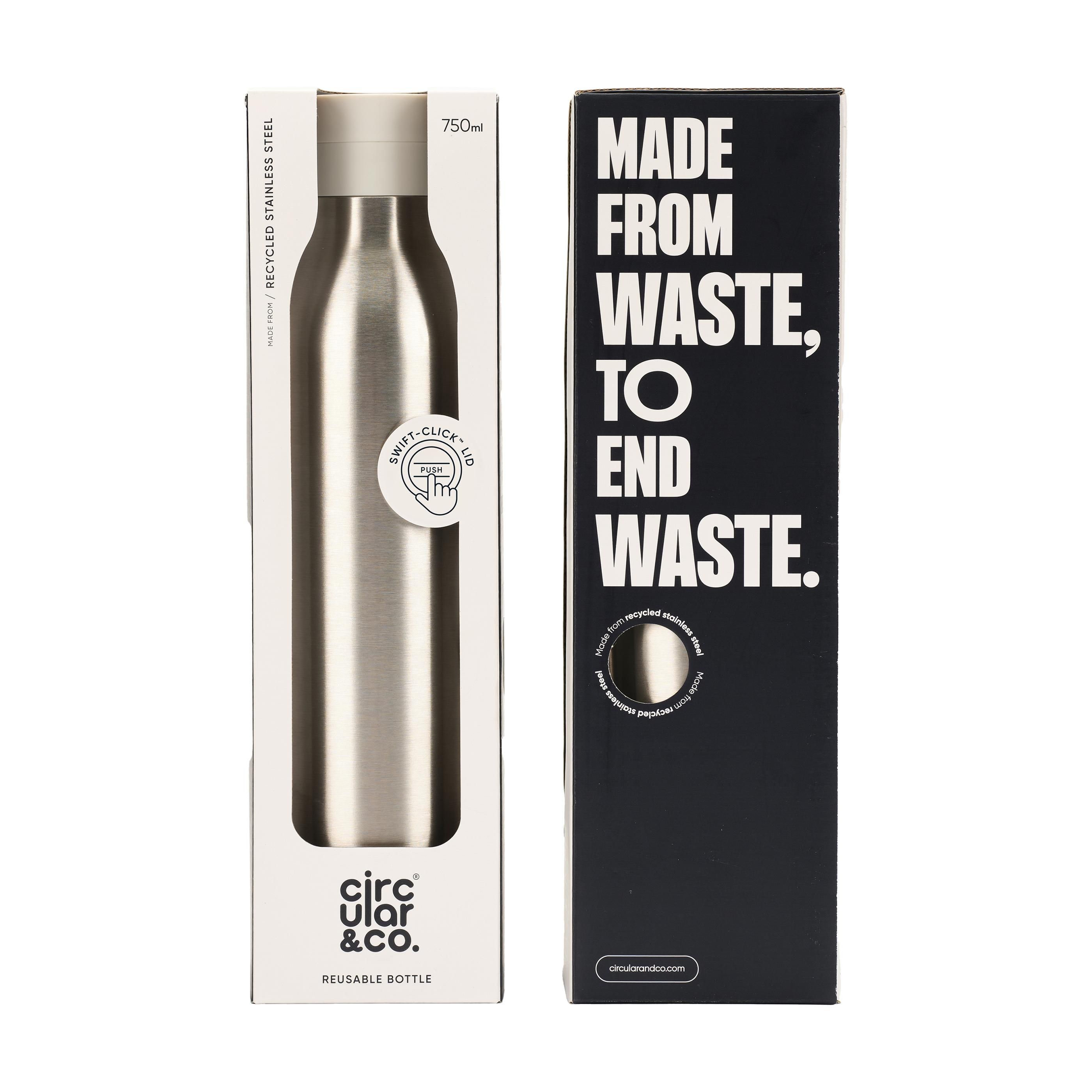 Vue 4 de Circular&Co Recycled Stainless Steel Bottle 750 ml