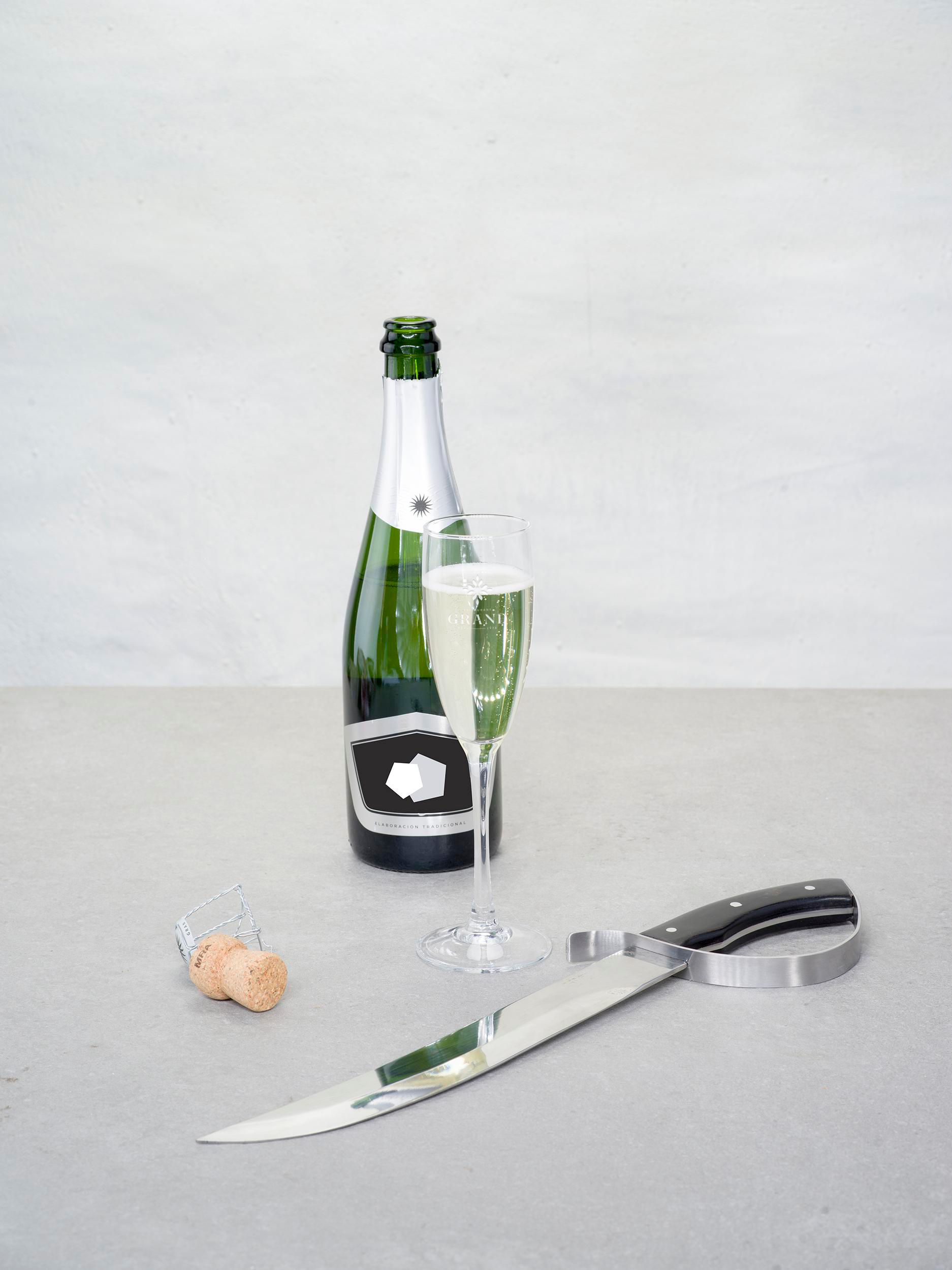 Vue 2 de Provence Verre à Champagne 190 ml