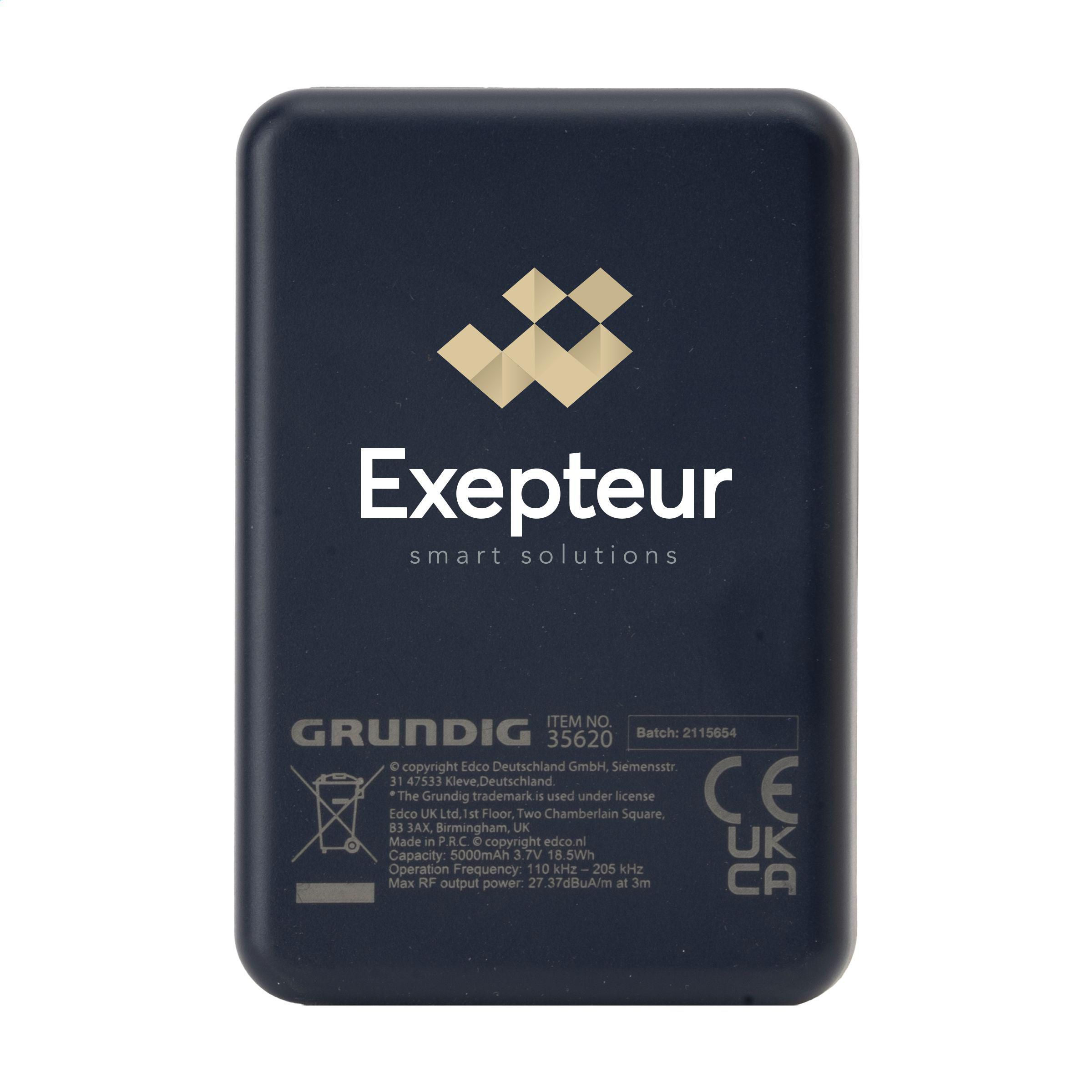 Vue 5 de Grundig Wireless Magnetic Powerbank Mini 5000mAh