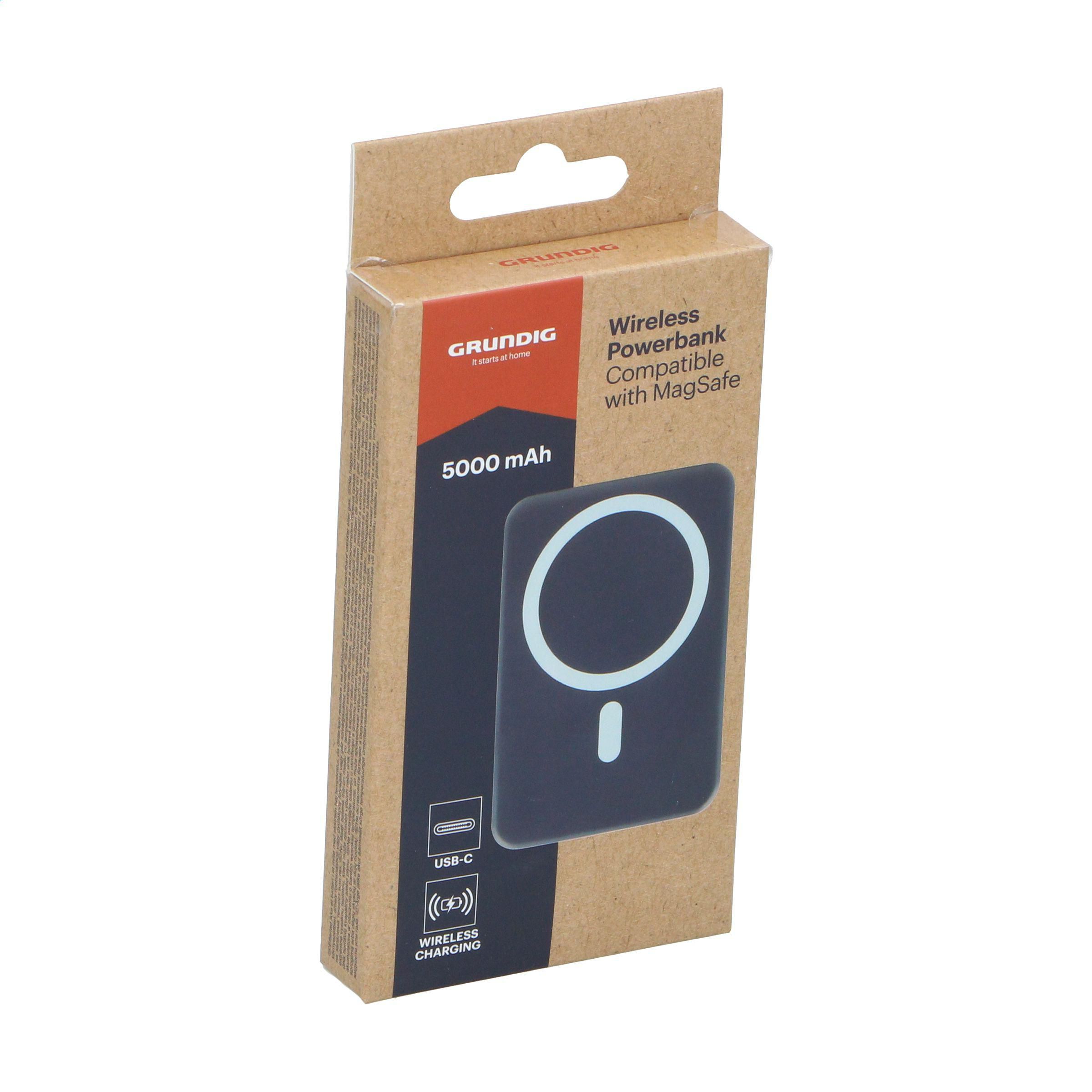 Vue 7 de Grundig Wireless Magnetic Powerbank Mini 5000mAh