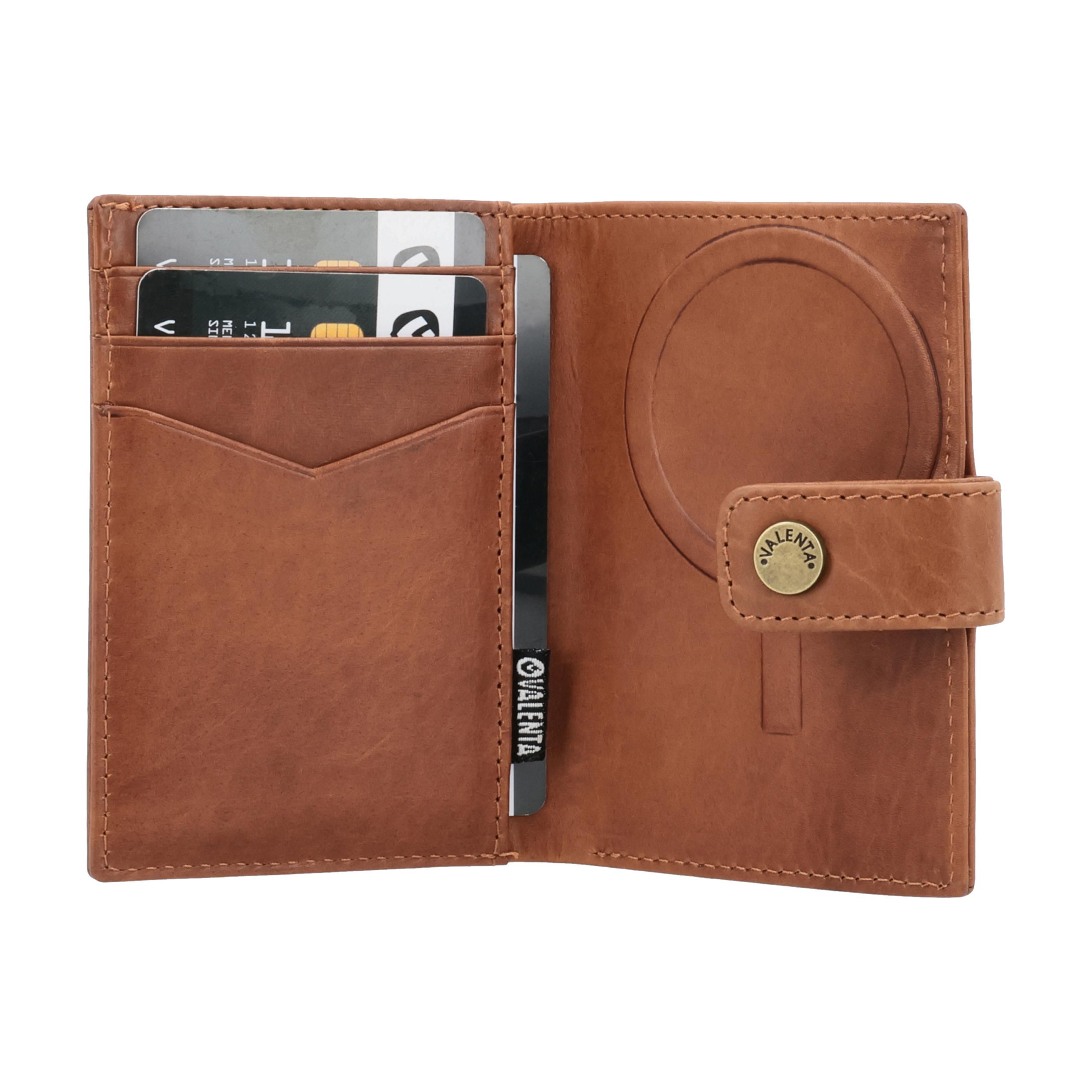 Vue 3 de Valenta Card Wallet Leather MagSafe Luxe