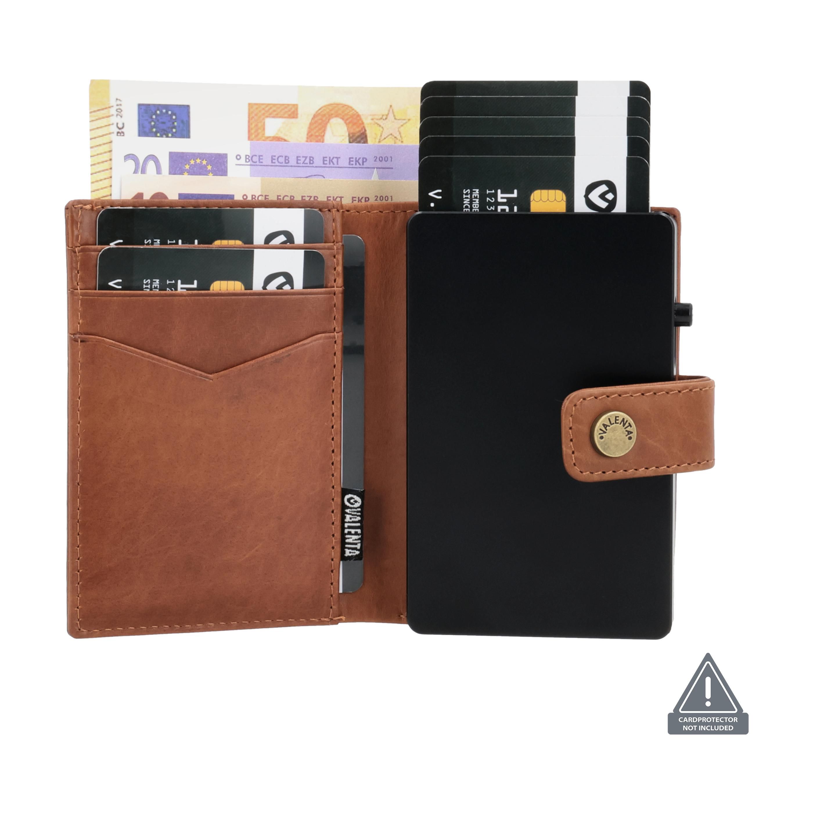 Vue 4 de Valenta Card Wallet Leather MagSafe Luxe