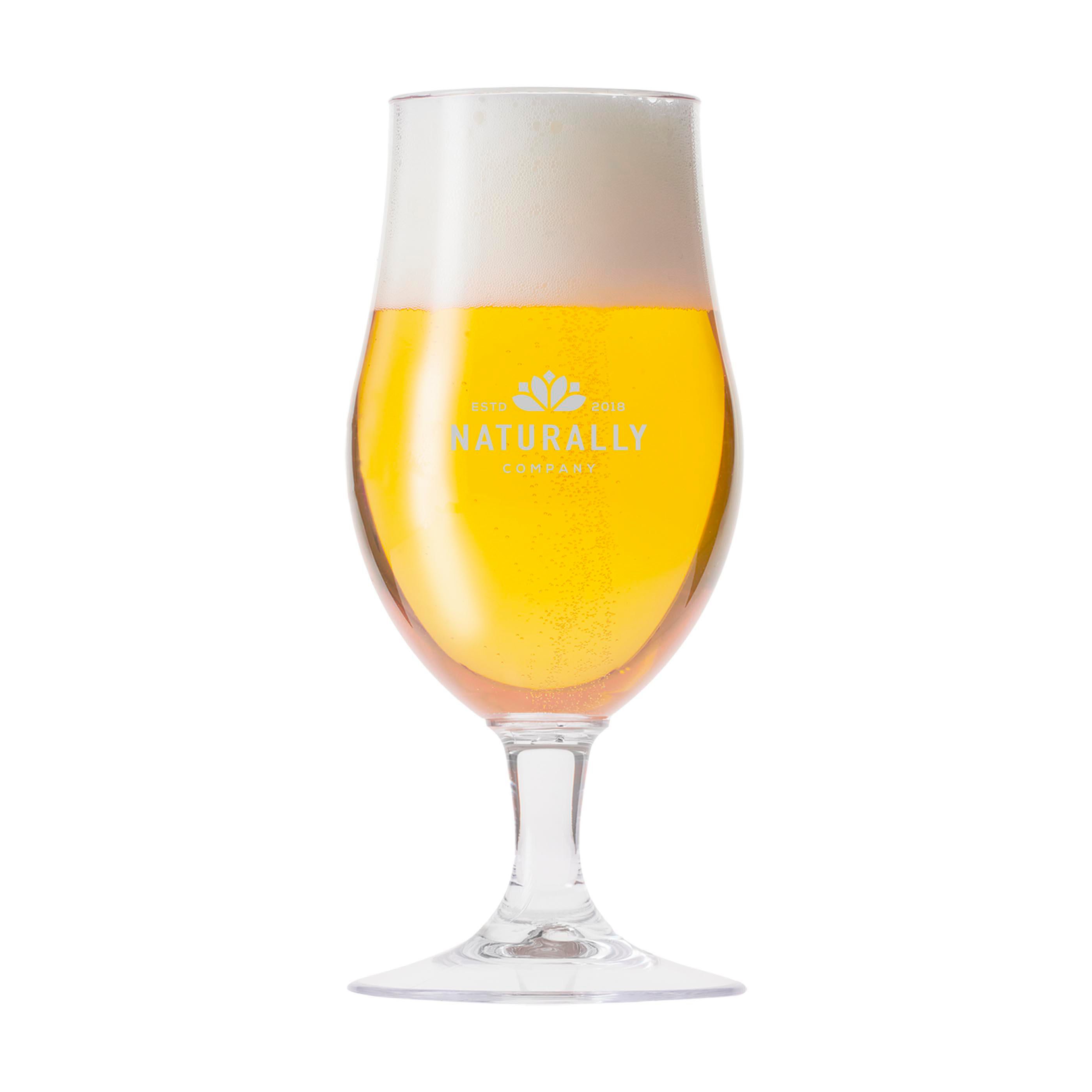 Vue 2 de HappyGlass Mister Gustav Verre de bière Tritan 500 ml