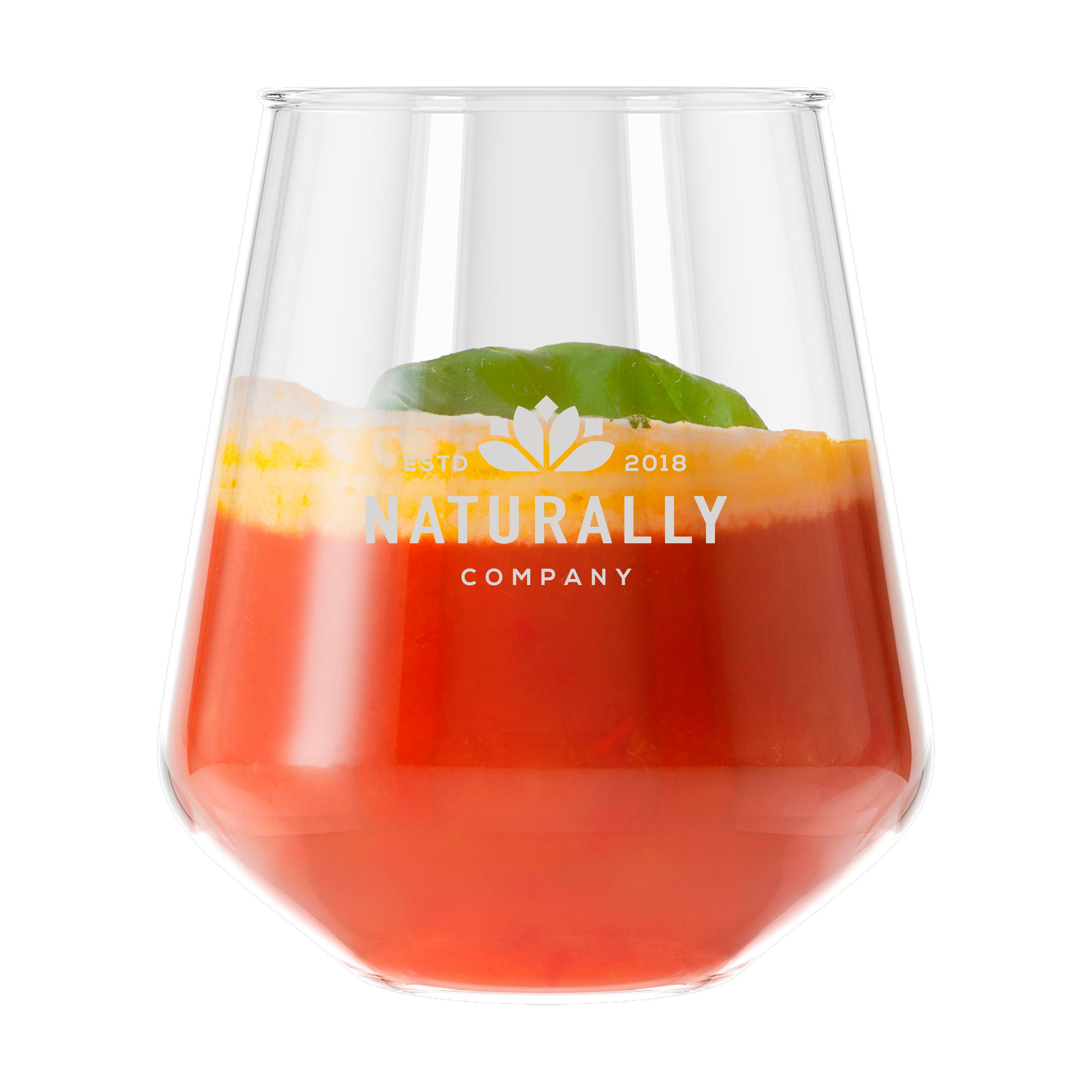 Vue 3 de HappyGlass Lady Yoko Verre à eau Tritan 400 ml