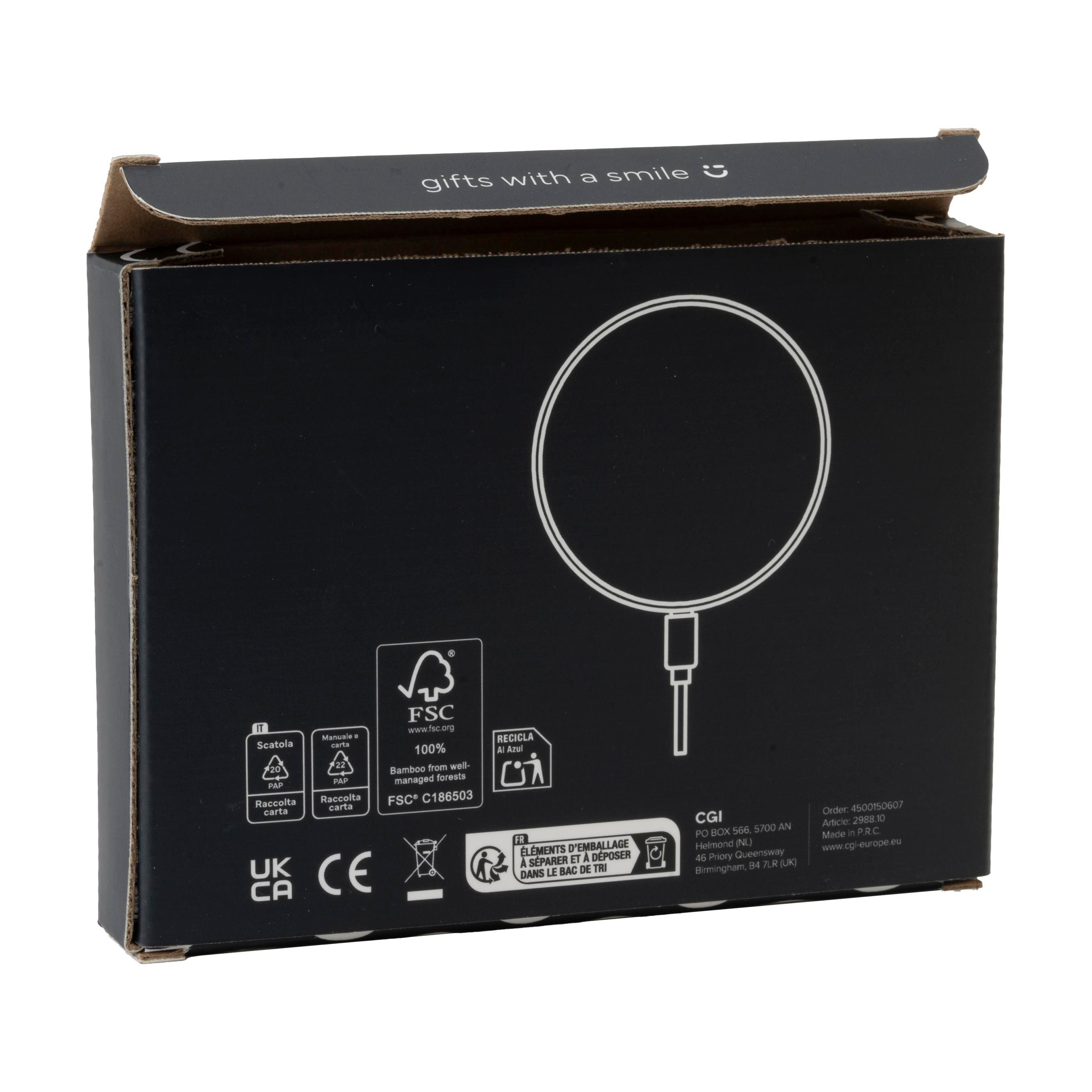 Vue 7 de Bamboo 15W Wireless Fast Charger hargeur rapide