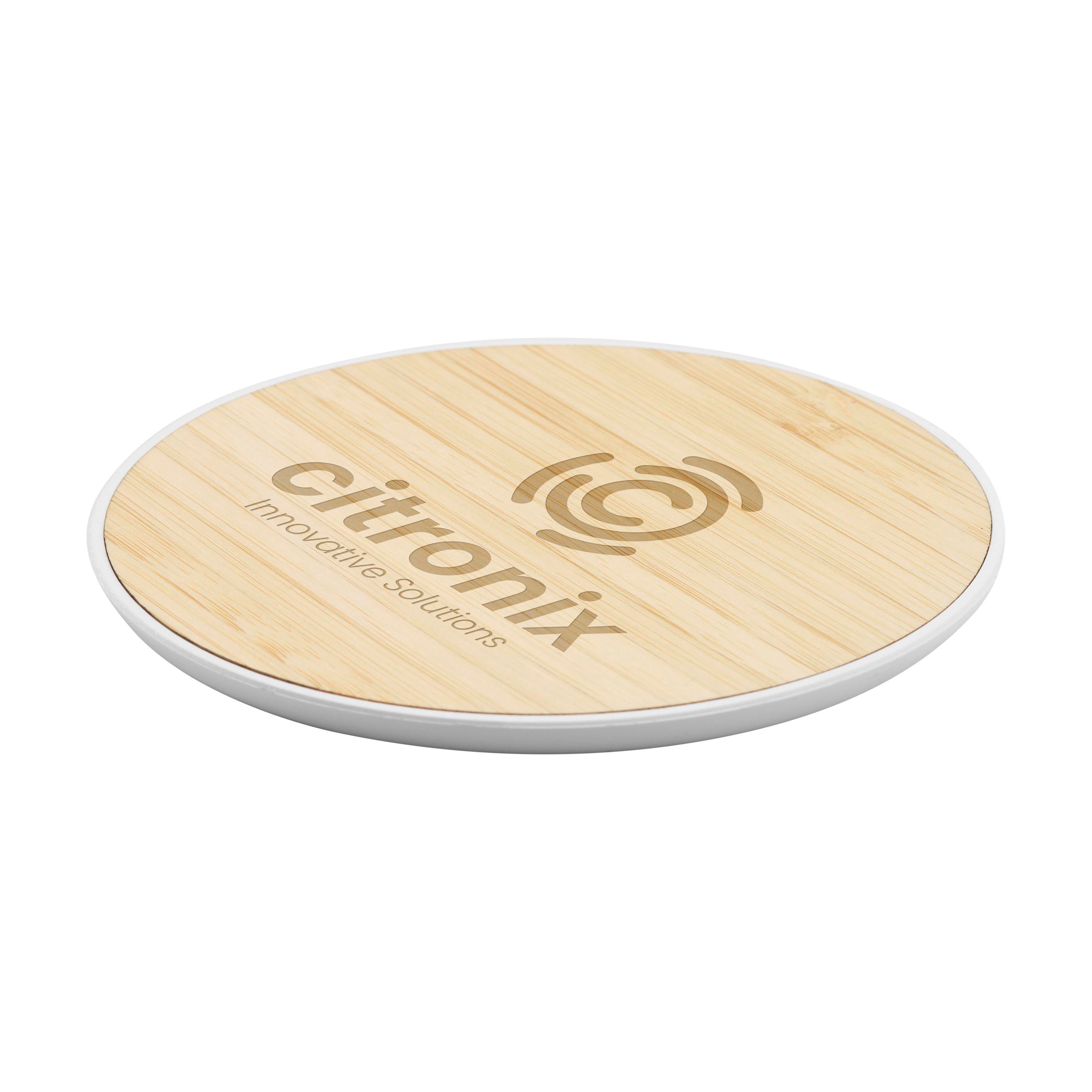 Vue 3 de Bamboo 15W Wireless Fast Charger hargeur rapide