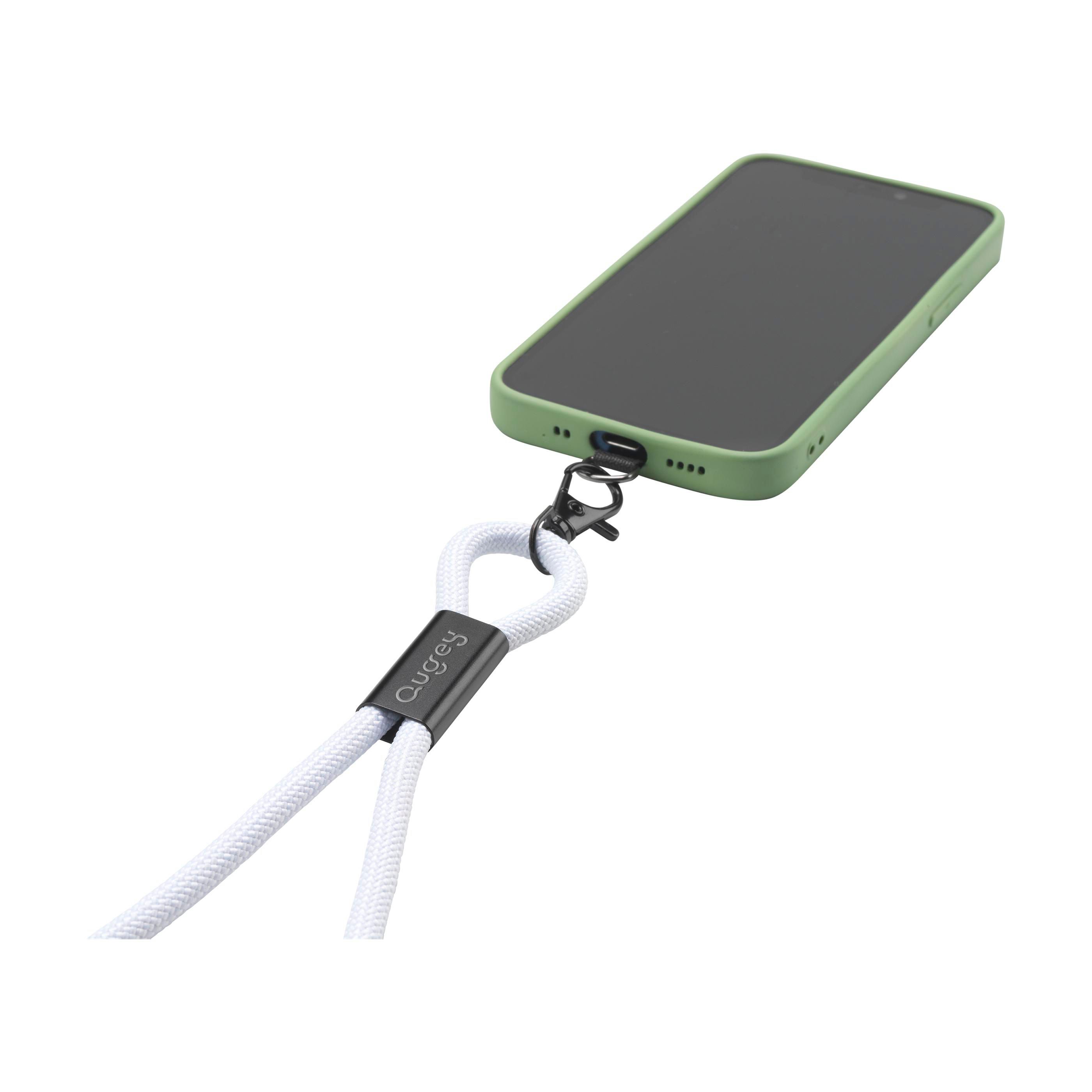 Vue 3 de Lanyard 2-in-1 GRS RPET Load & Sync USB Cable