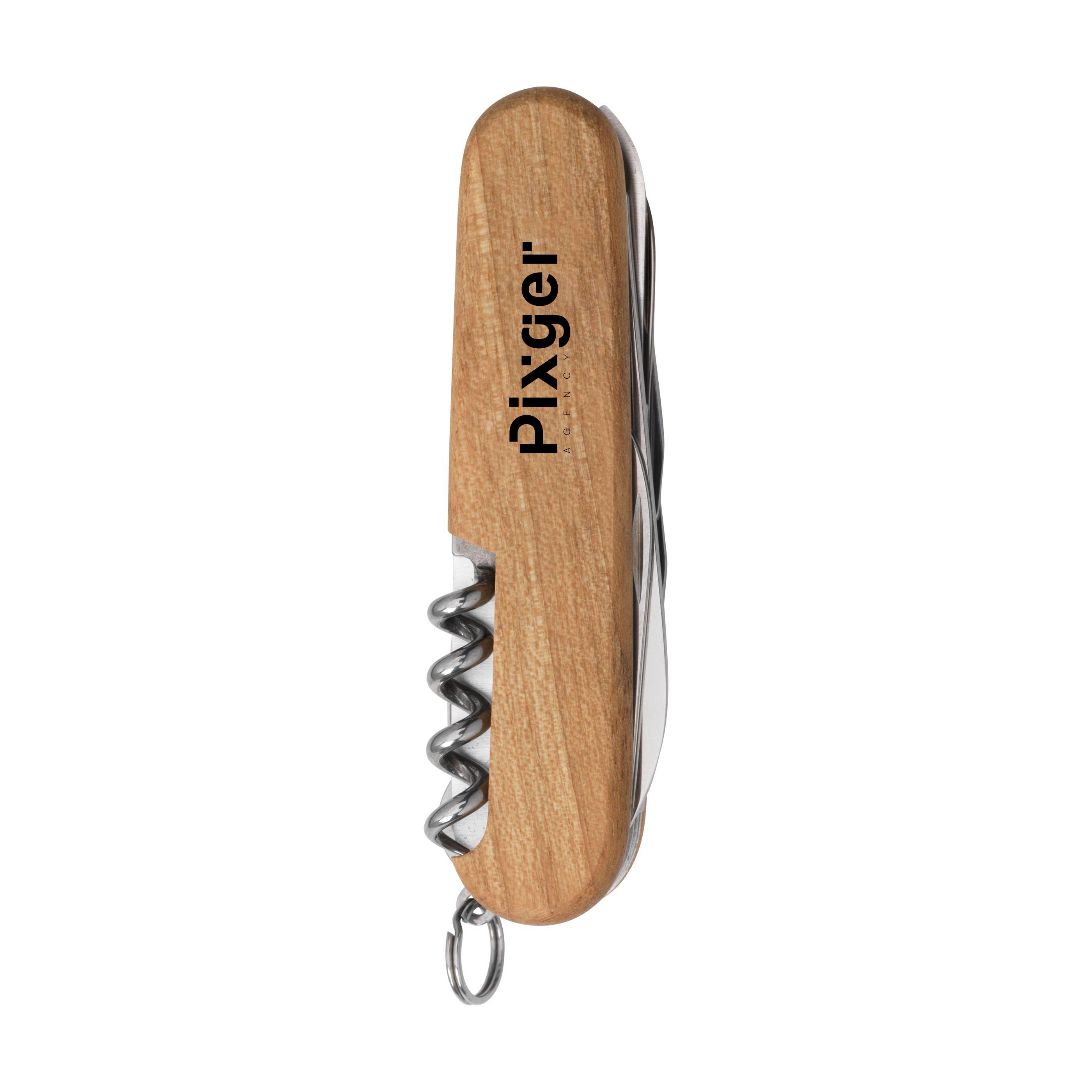 Vue 4 de Victorinox Huntsman Wood couteau de poche en boîte cadeau