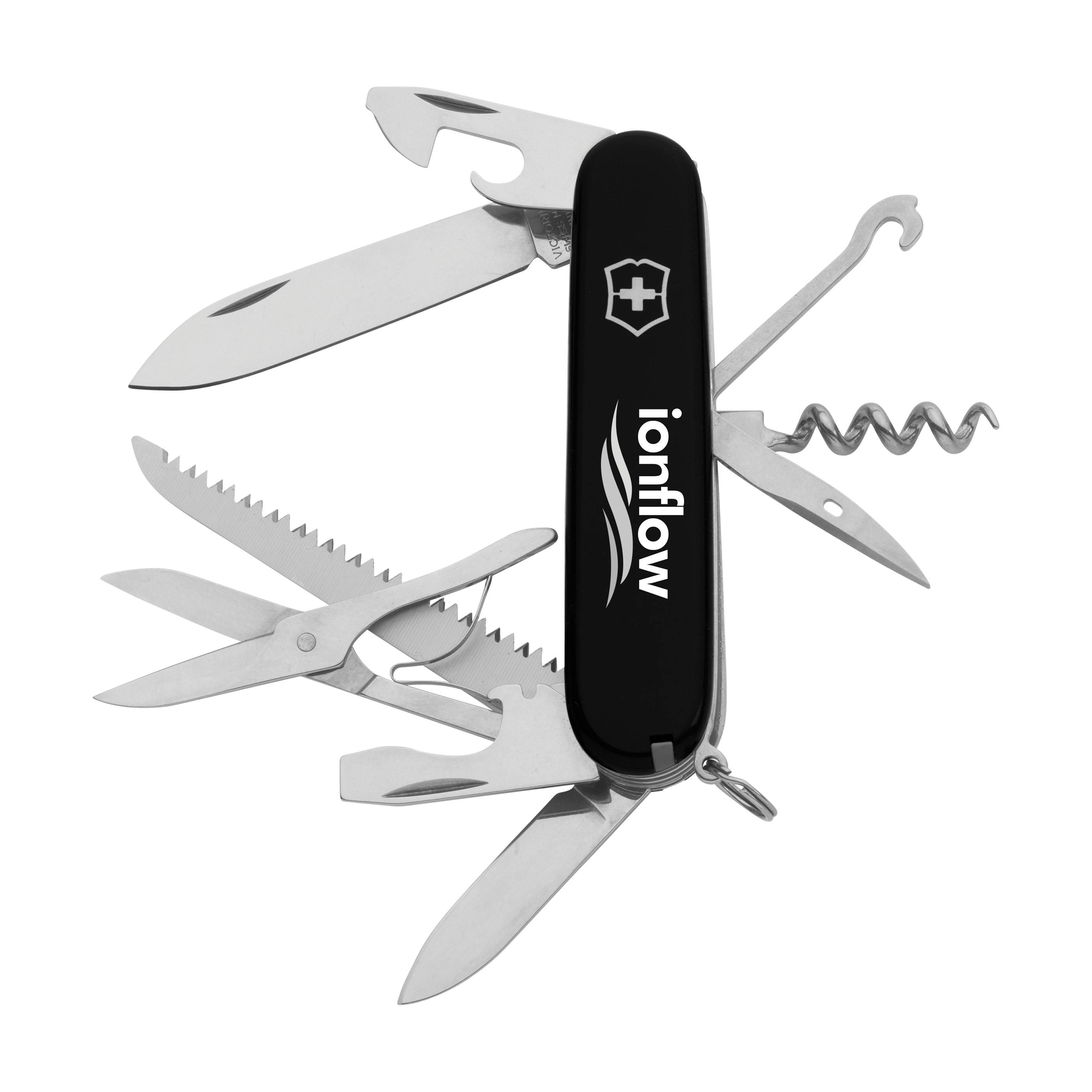 Vue 8 de Victorinox Huntsman canif couteau de poche en boîte cadeau