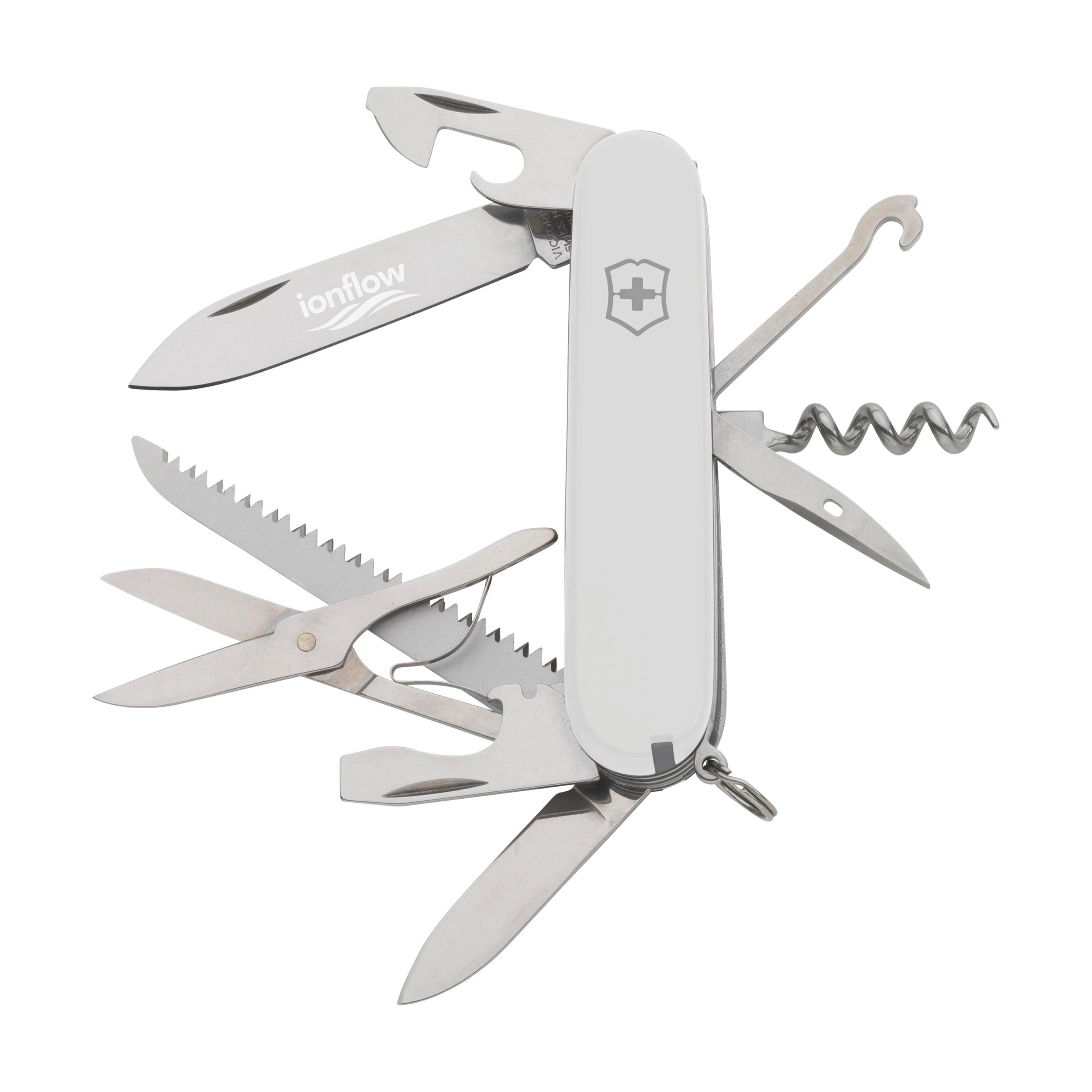 Vue 5 de Victorinox Huntsman canif couteau de poche en boîte cadeau