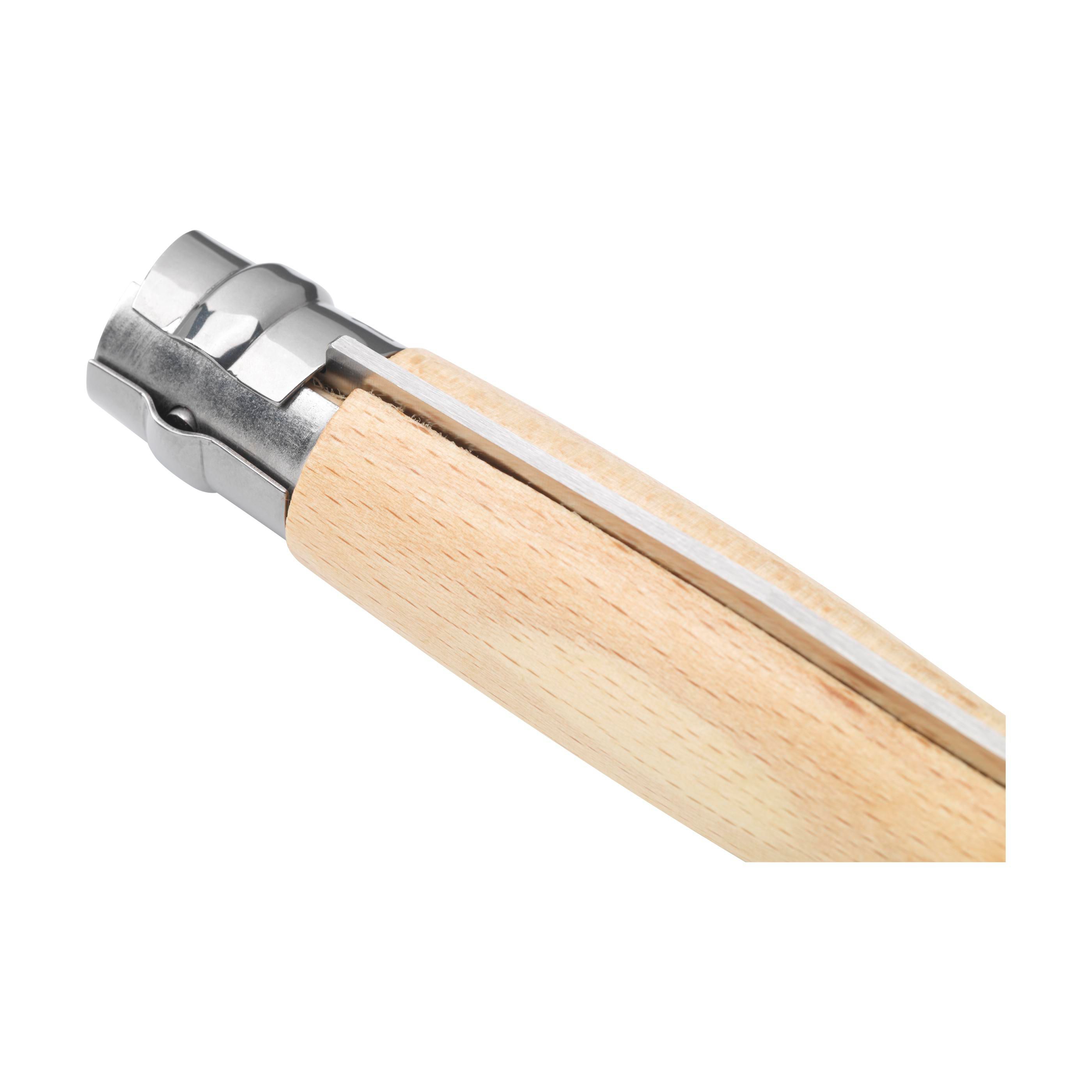 Vue 5 de Opinel Inox No 8 couteau de poche en étui à couteau