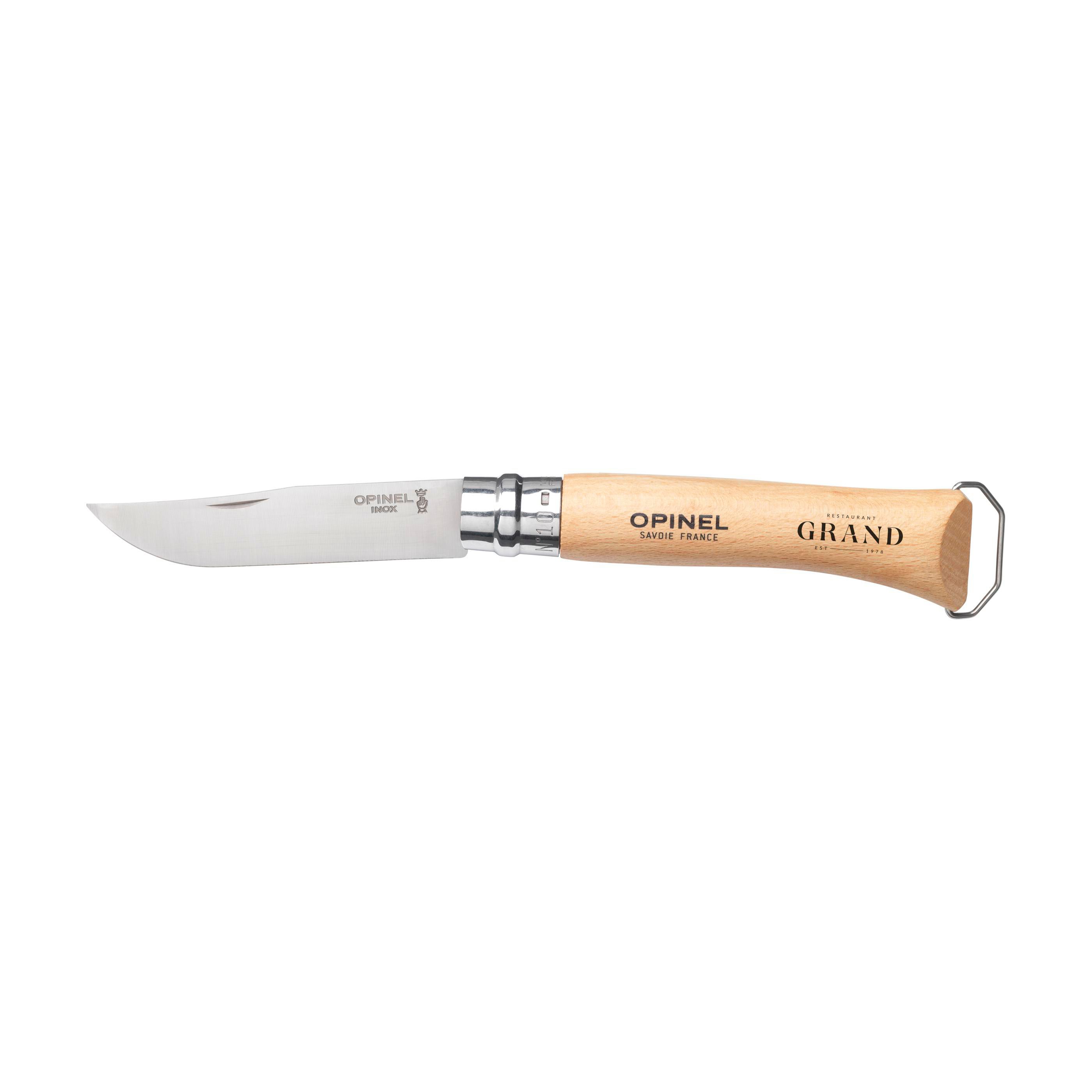 Vue 2 de Opinel No 10 Tire-Bouchon Décapsuleur en fourreau