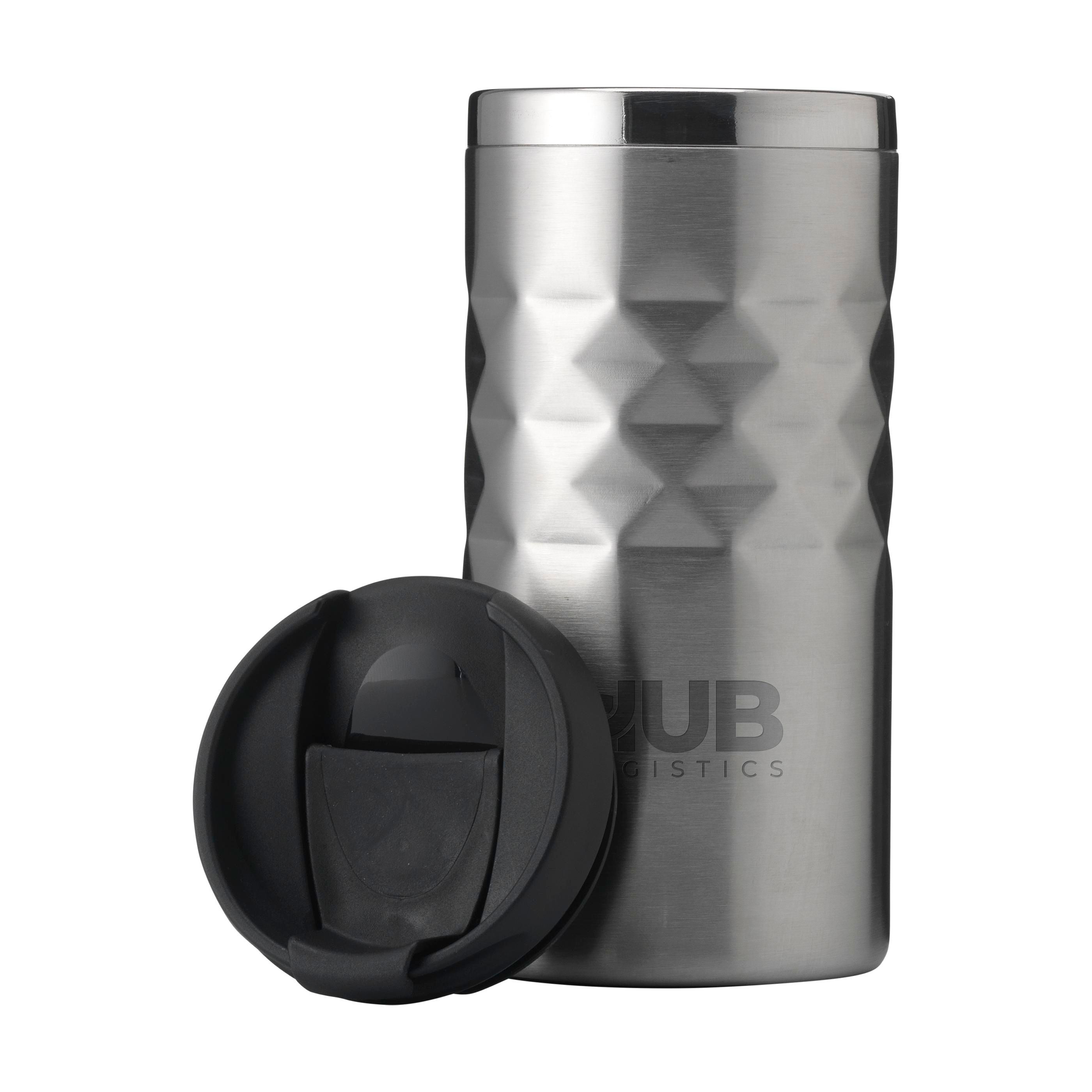 Vue 3 de Geometric Mug RCS Recycled Steel 280 ml gobelet iso