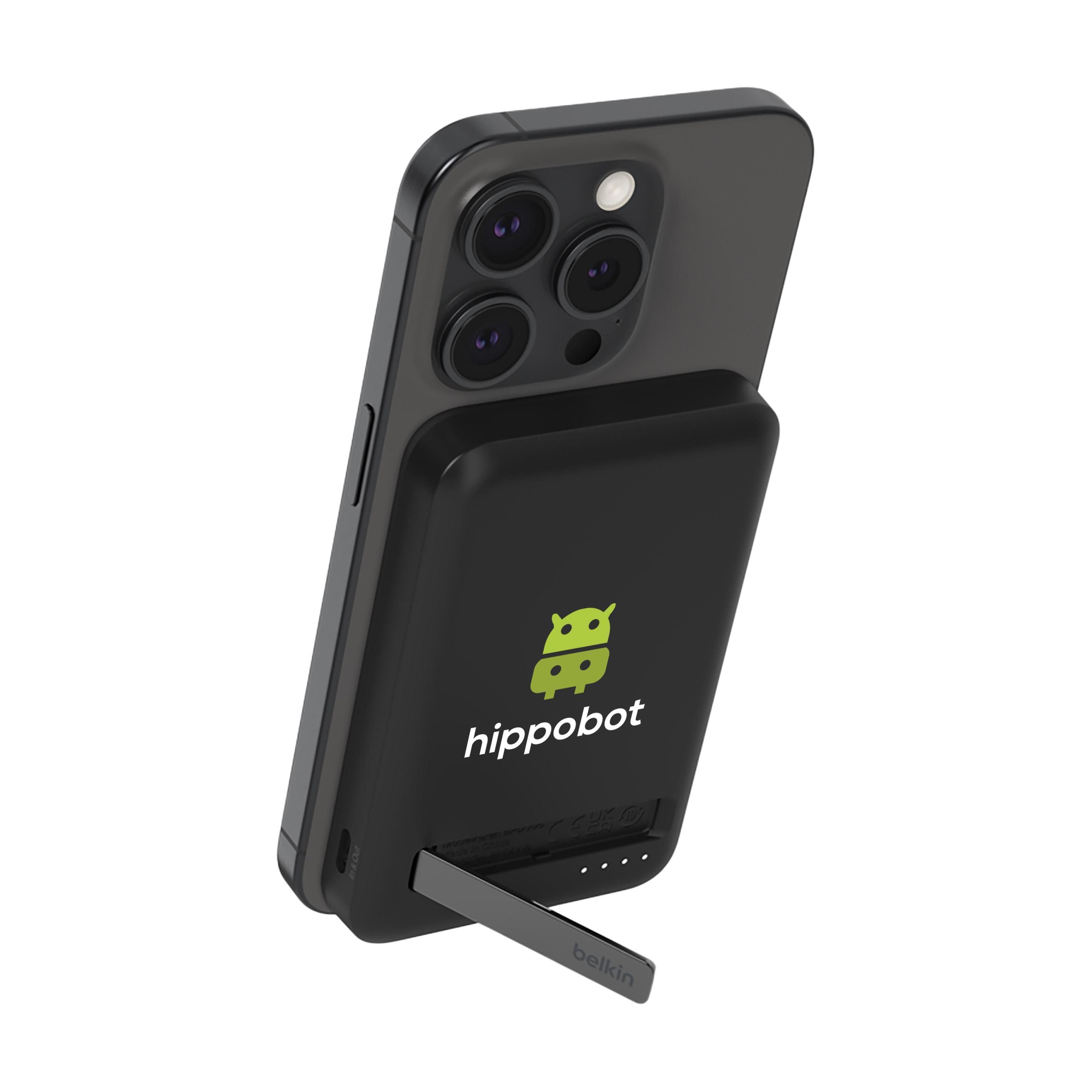 Vue 4 de Belkin 5k Qi2 MagSafe PowerBank with Kickstand