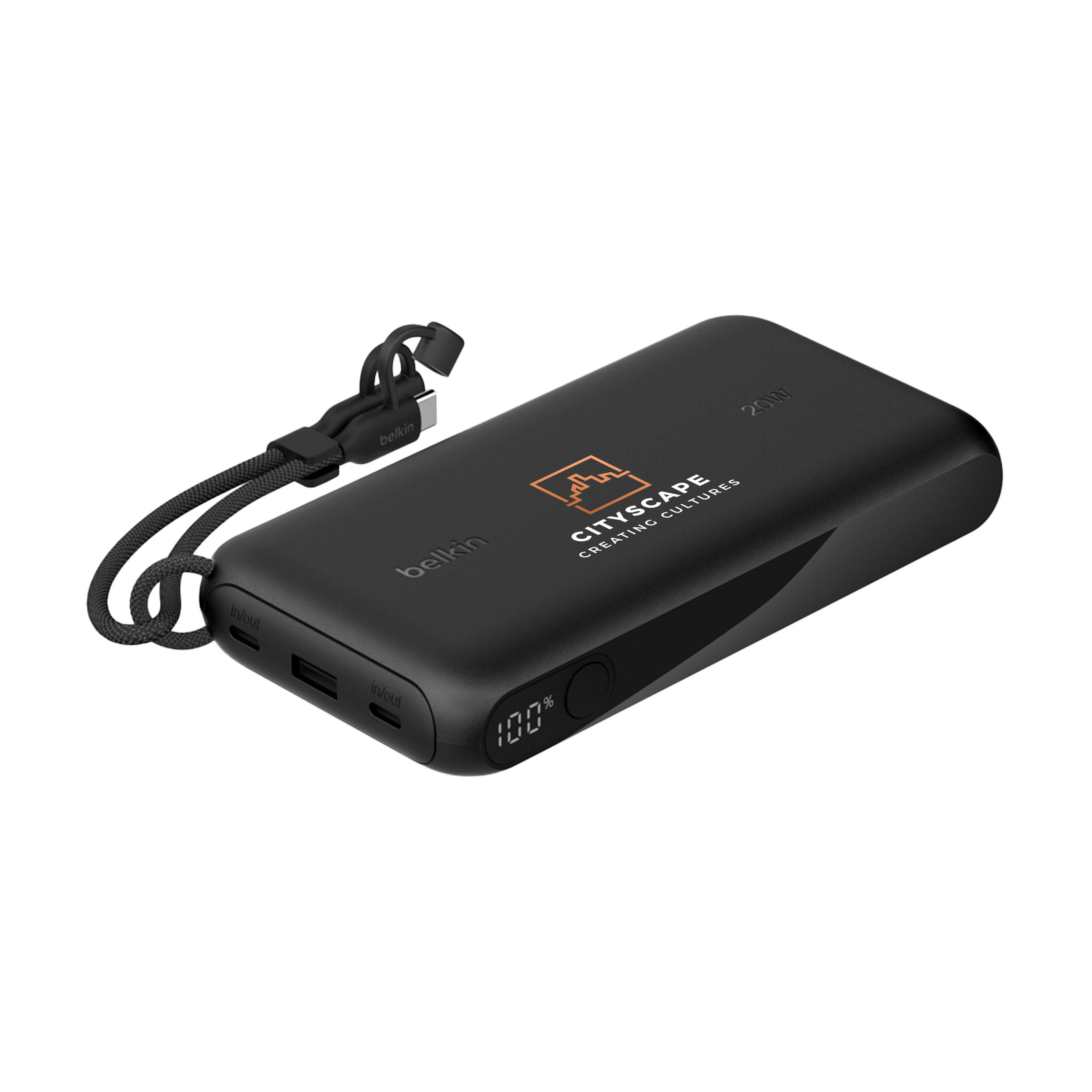 Vue 9 de Belkin BoostCharge Powerbank 20K with Display