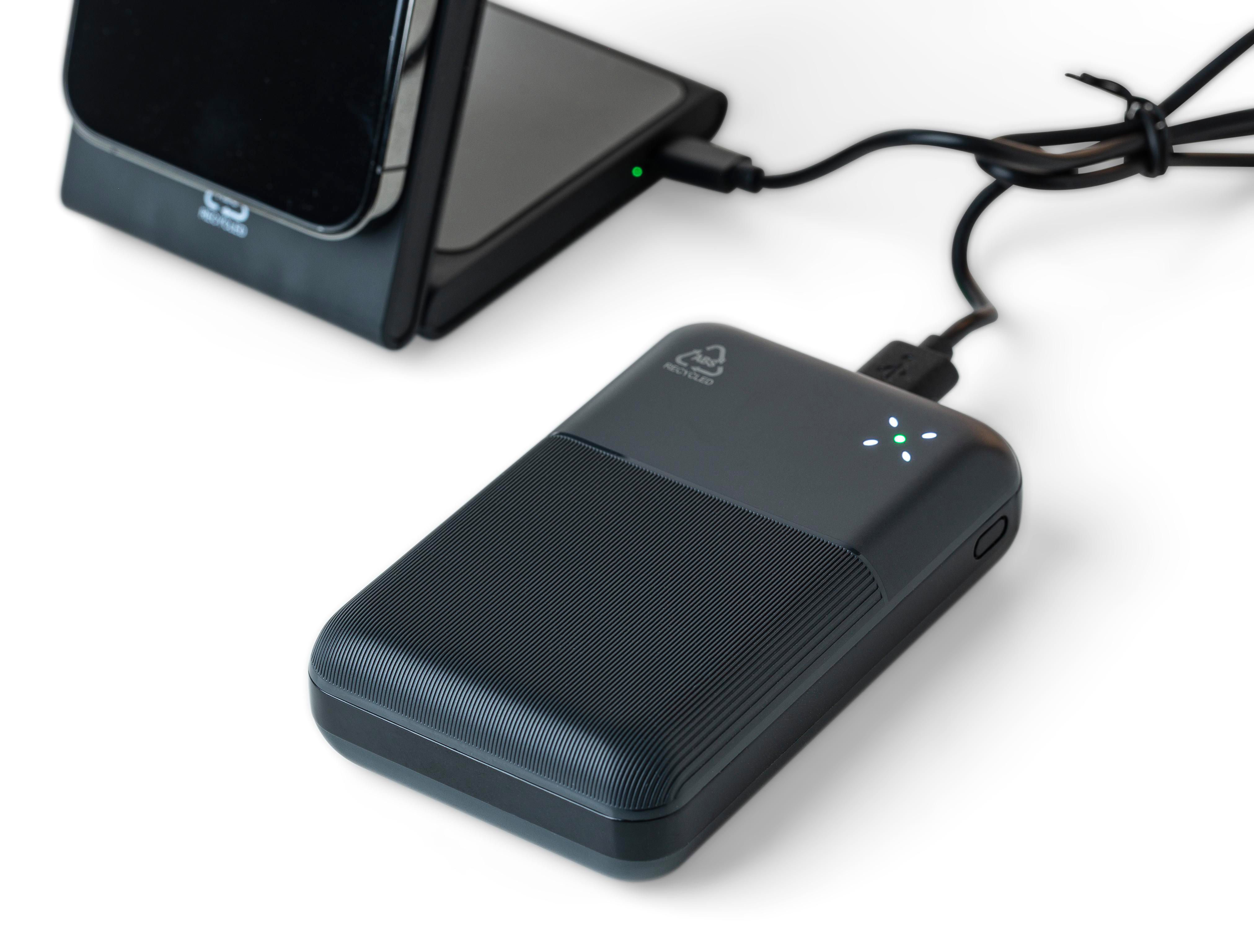 Vue 5 de Batterie externe Rayen | Recyclée | 20&nbsp;000 mAh