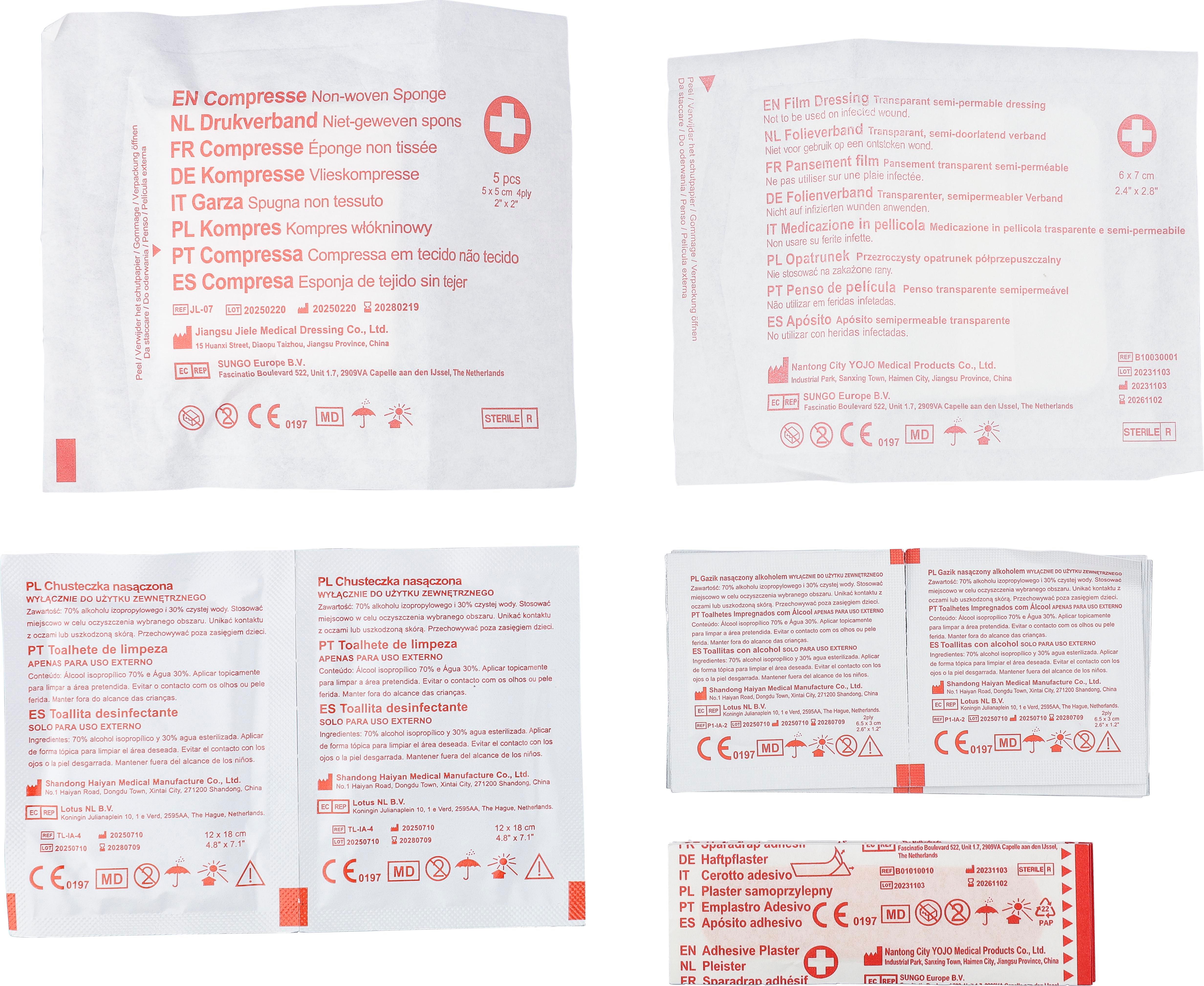 Vue 9 de Trousse de premiers secours Kairo | Recyclée | 17 pièces