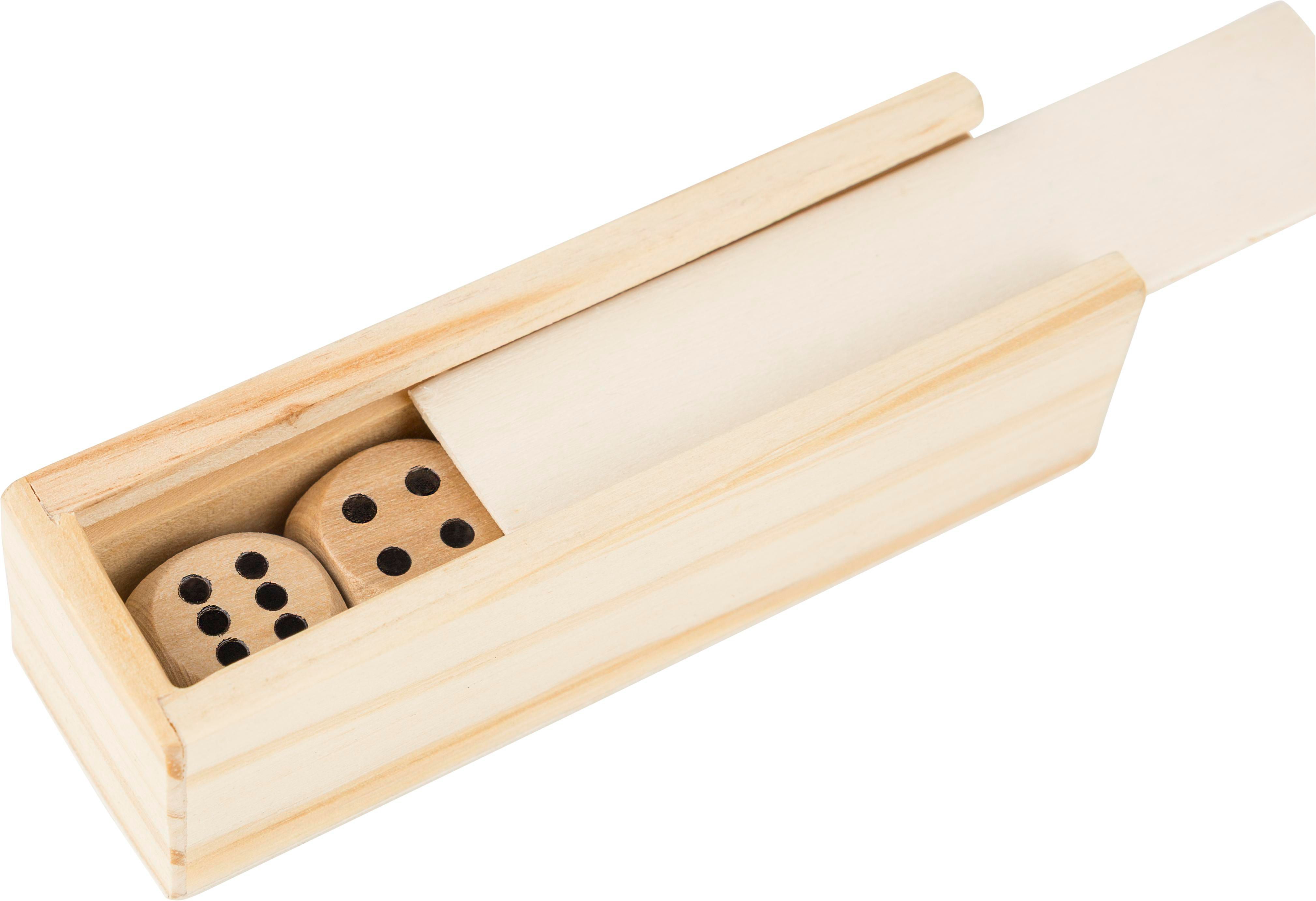 Vue 5 de Set de dés Celine | Bois de hêtre | 5 pièces