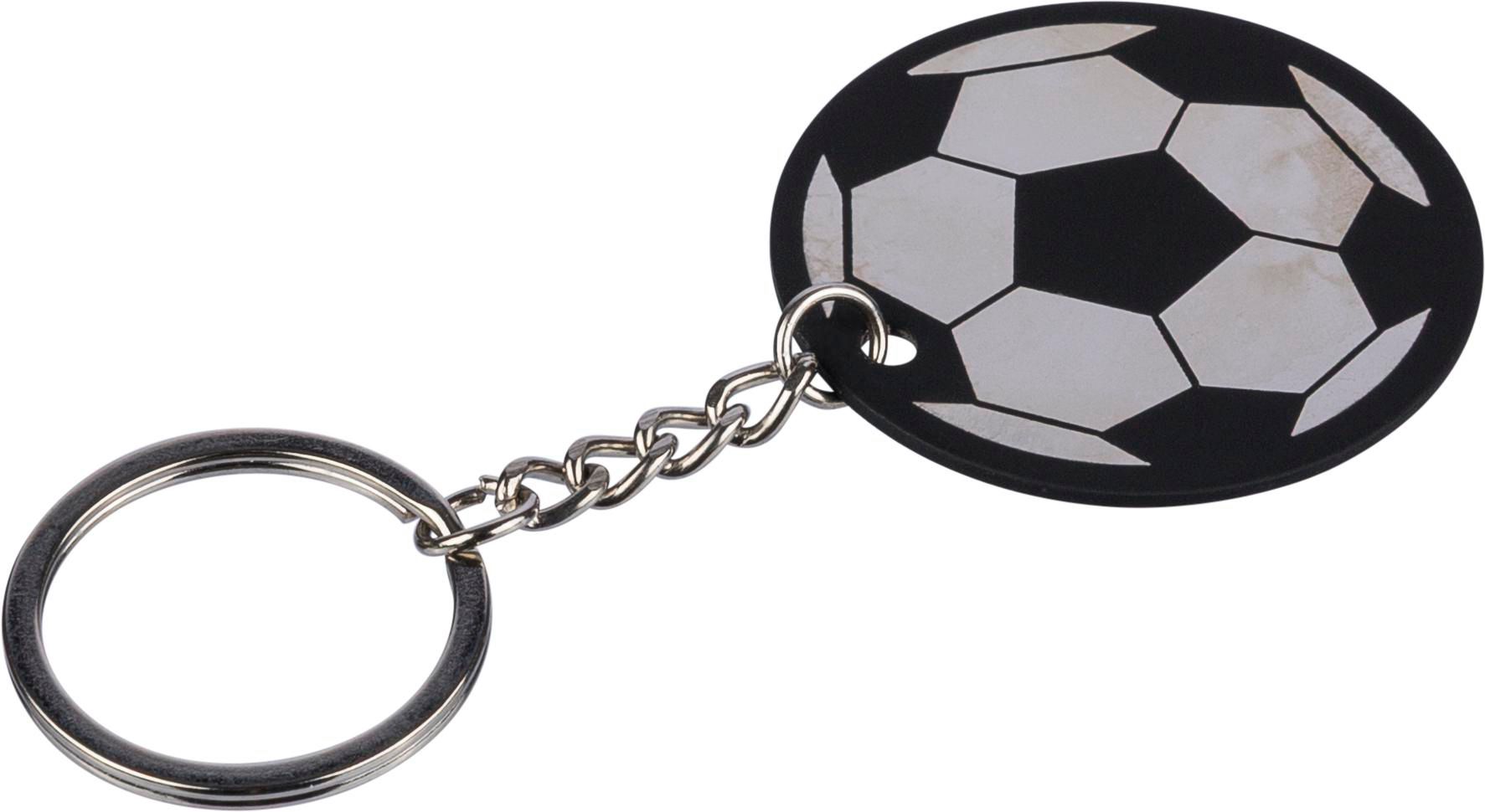 Vue 3 de Porte-clés Ciro | Recyclé | Ballon de football