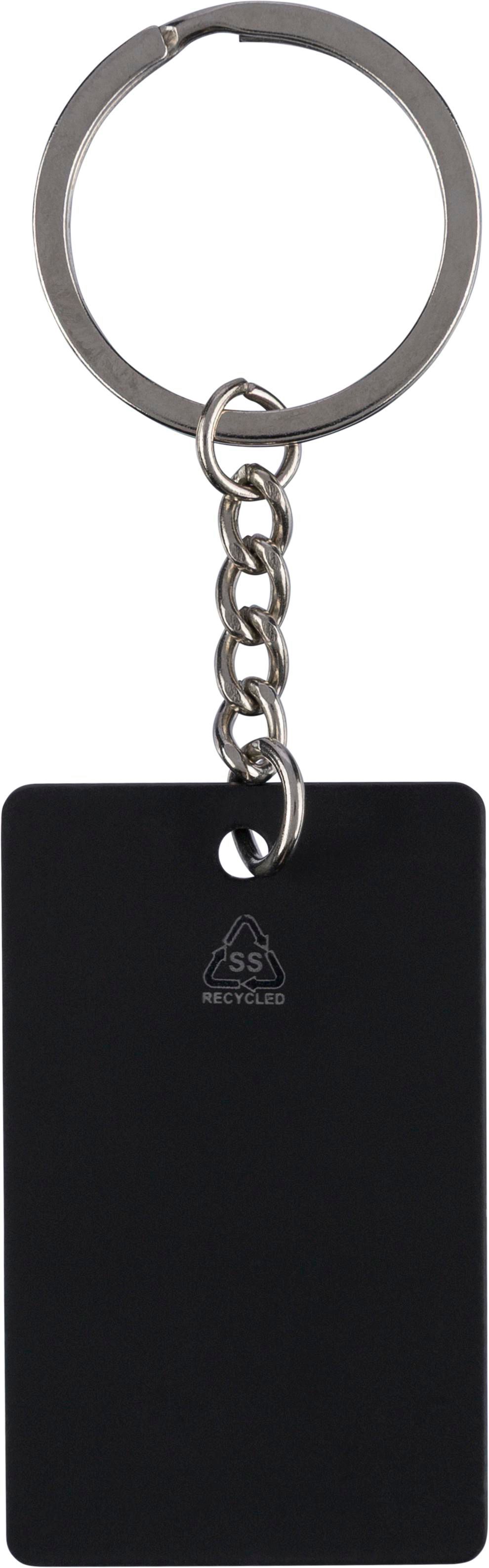 Vue 7 de Porte-clés Jax | Recyclé | Rectangulaire