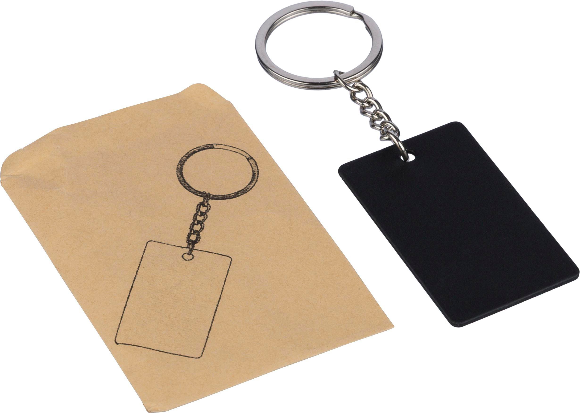 Vue 8 de Porte-clés Jax | Recyclé | Rectangulaire