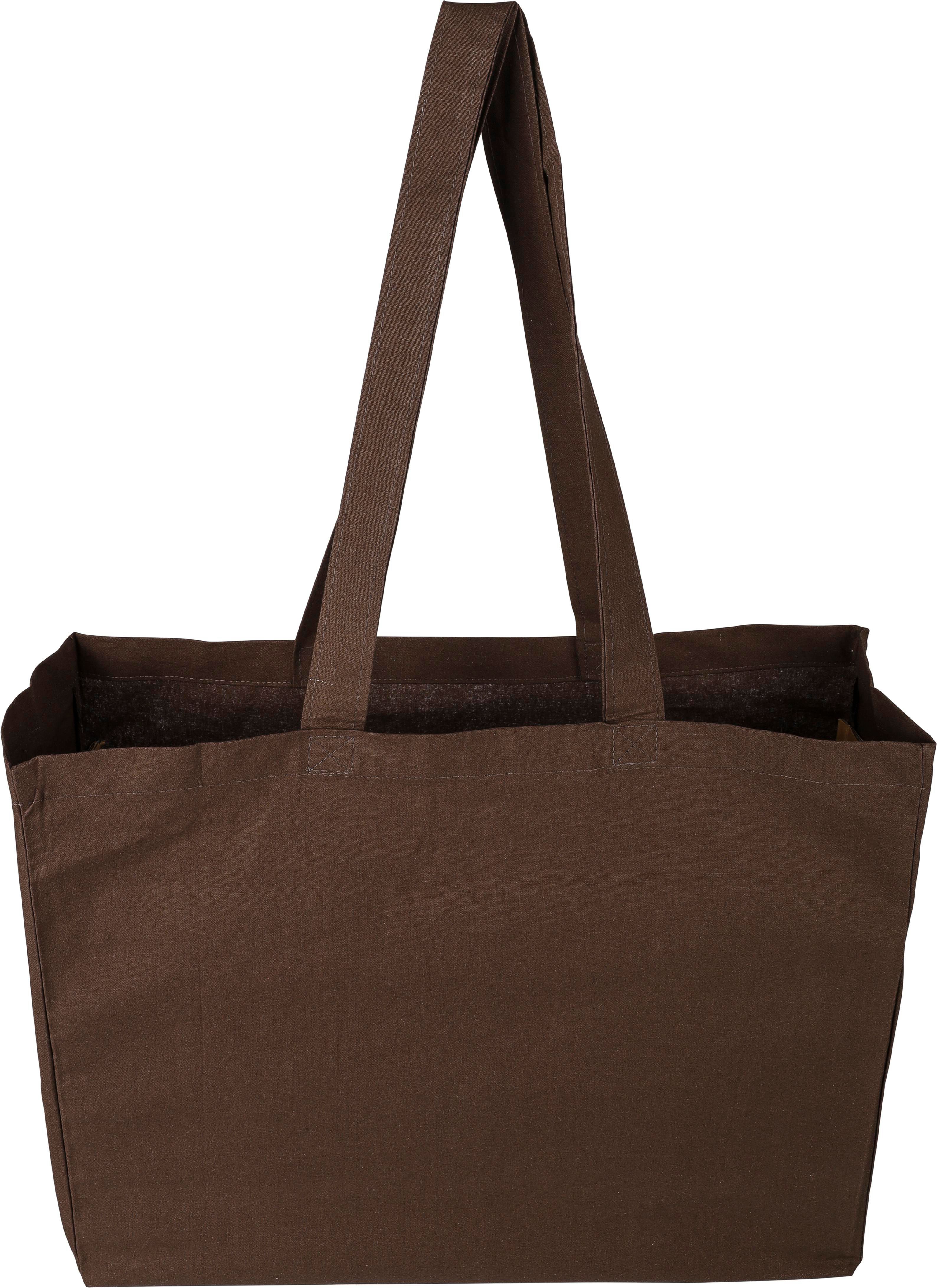 Vue 6 de Sac de courses Maleya | Coton | Forme D