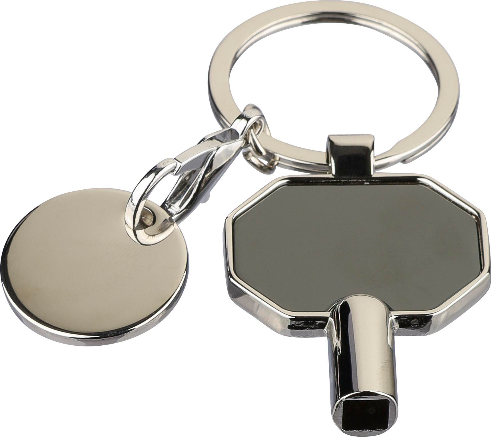 Vue 6 de Porte-clés avec clé de purge Mara | Recyclé | Jeton de caddie