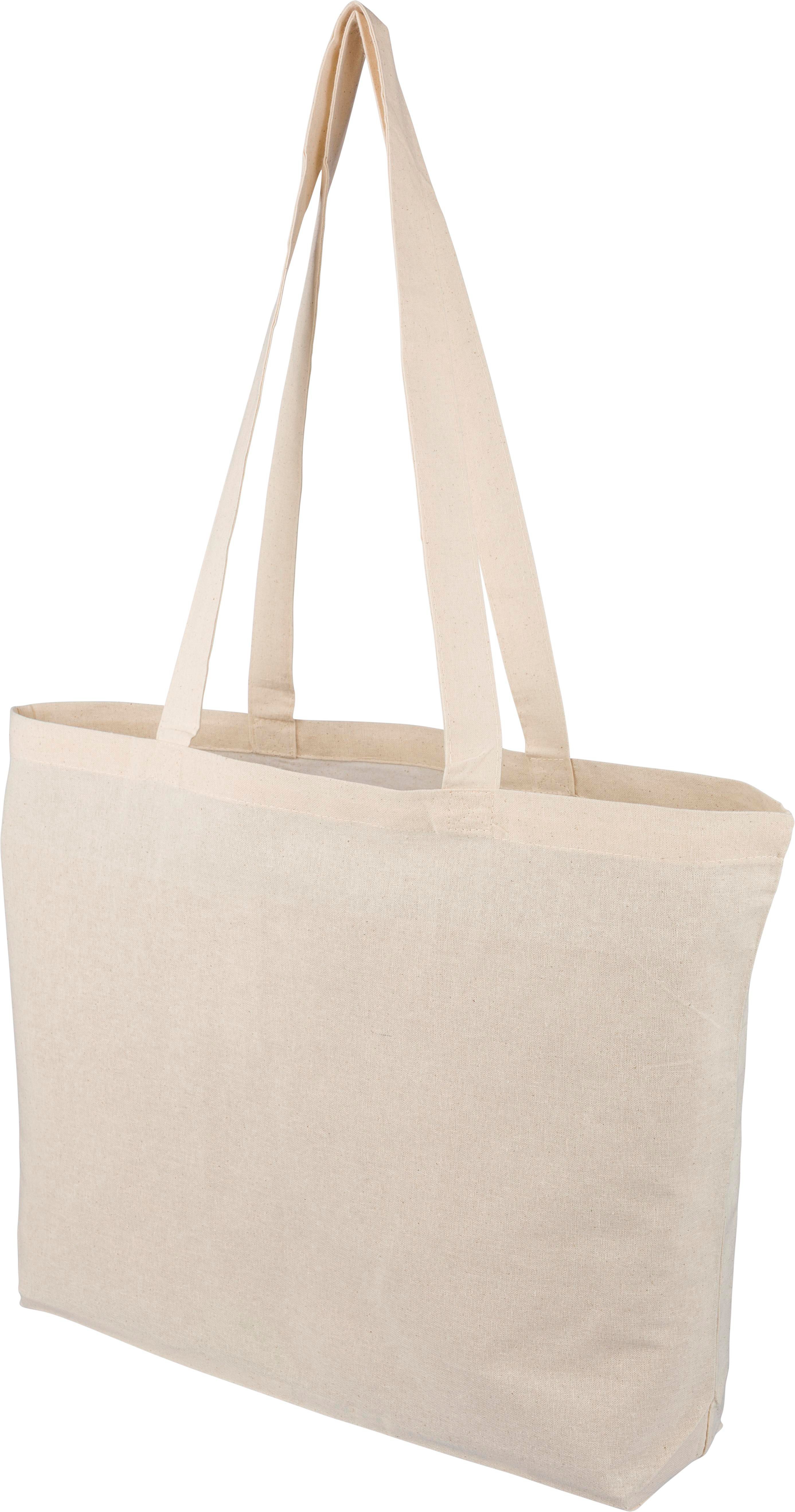 Vue 3 de Sac de courses Isak | Coton | Soufflet 10 cm