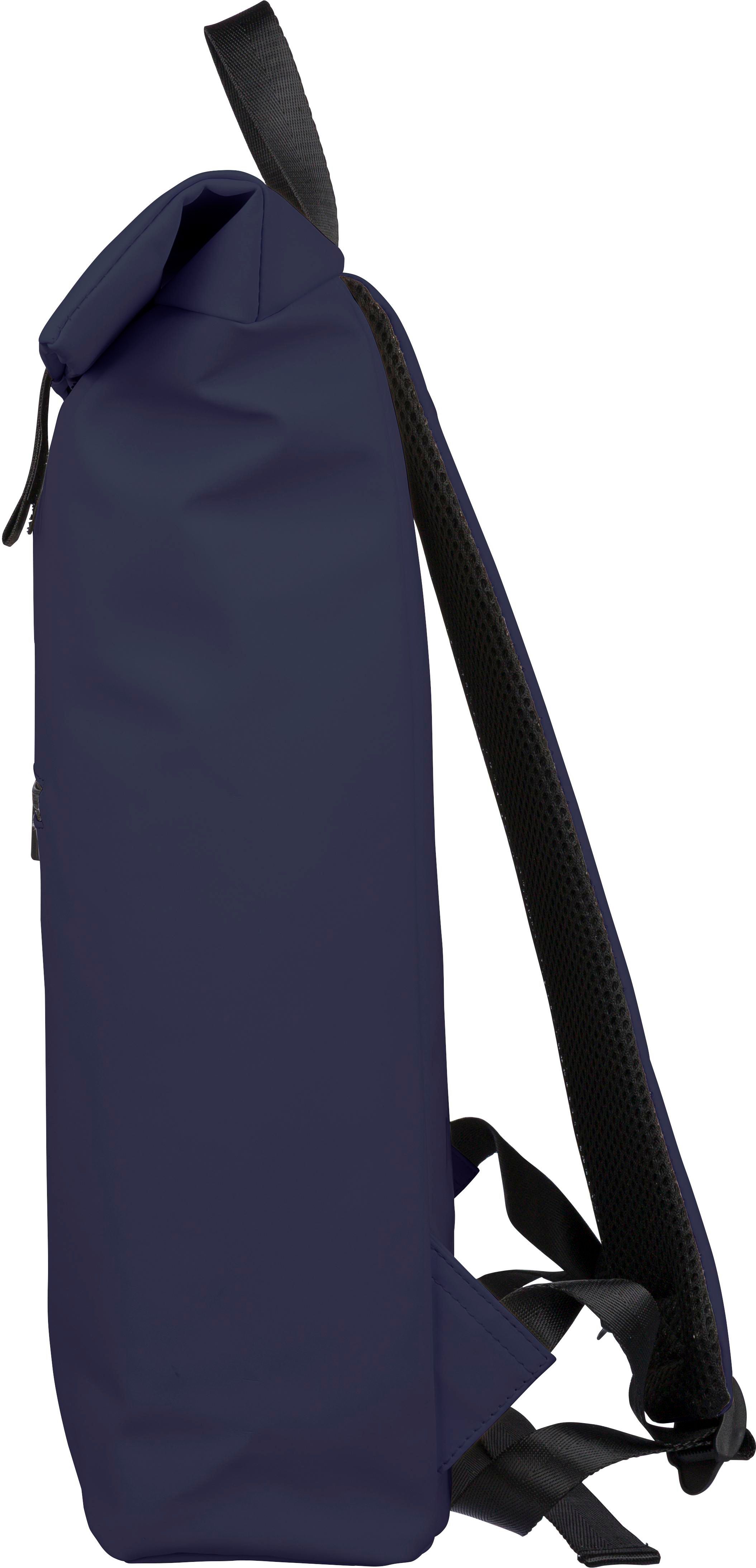 Vue 5 de Sac à dos Naiya | Recyclé | Rabat roulé | Ordinateur portable 16" | 19 l