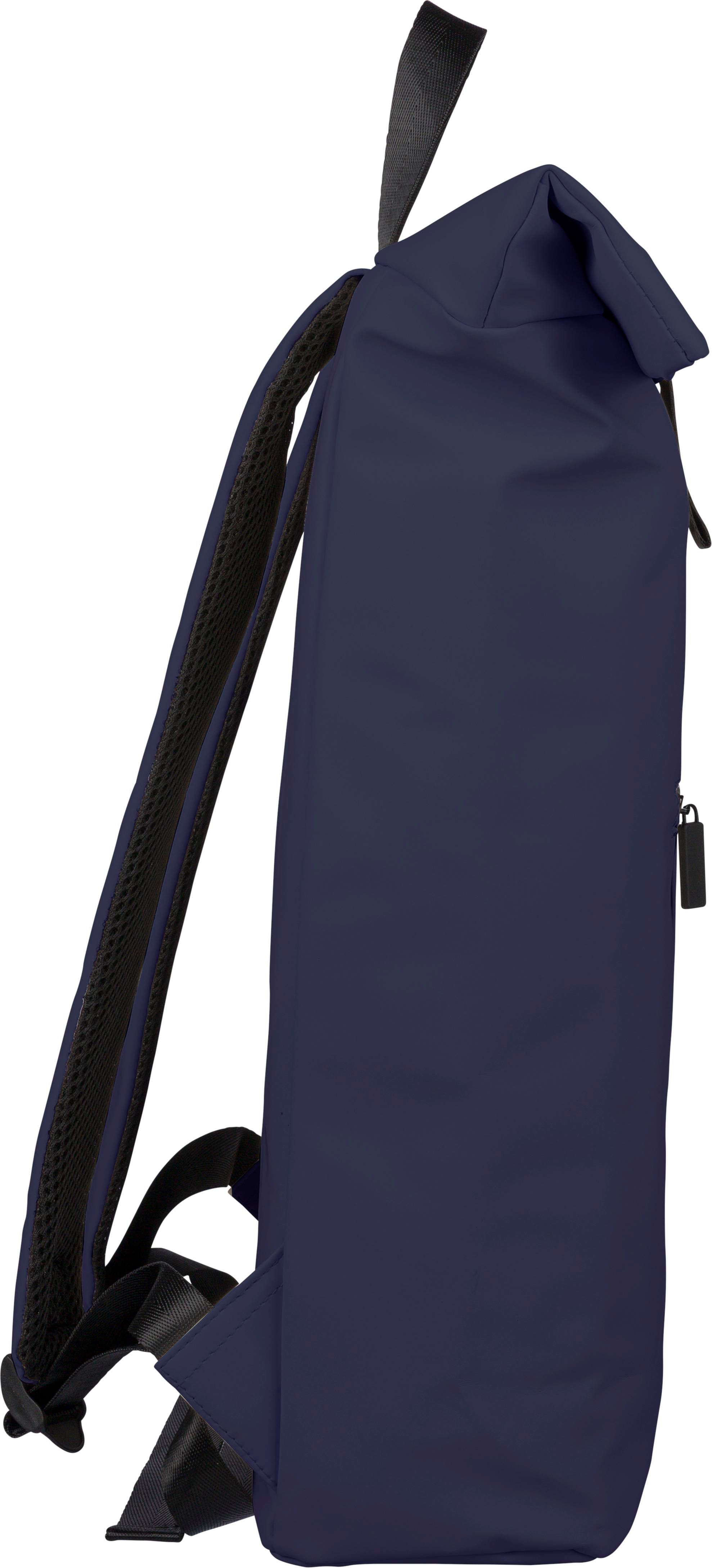 Vue 7 de Sac à dos Naiya | Recyclé | Rabat roulé | Ordinateur portable 16" | 19 l