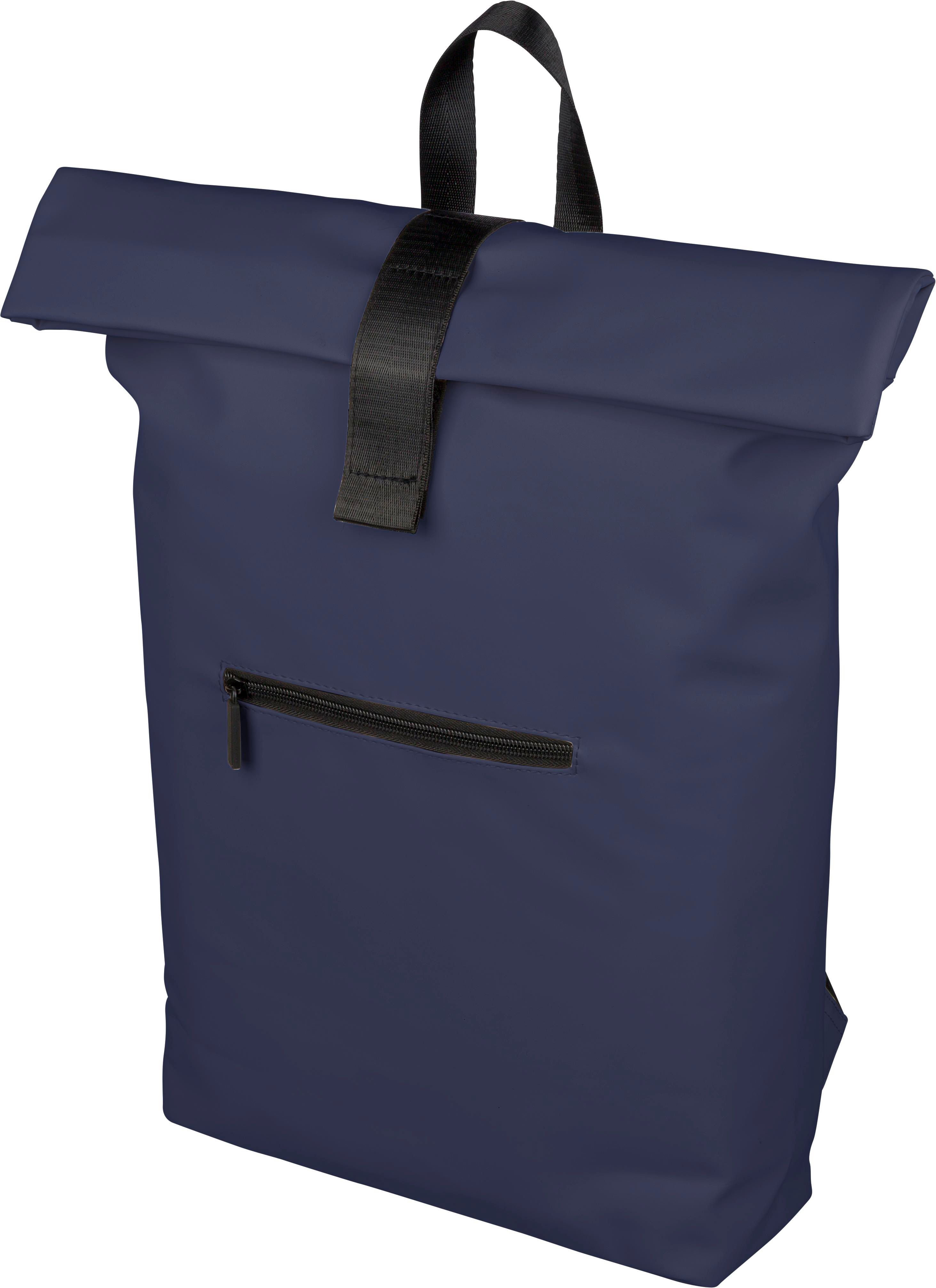 Vue 3 de Sac à dos Naiya | Recyclé | Rabat roulé | Ordinateur portable 16" | 19 l