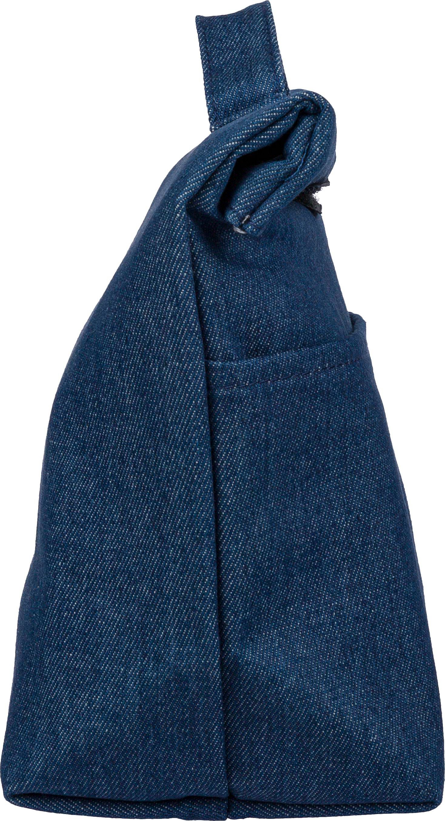 Vue 8 de Sac isotherme Mira | Denim recyclé | Rabat roulé | 8 l
