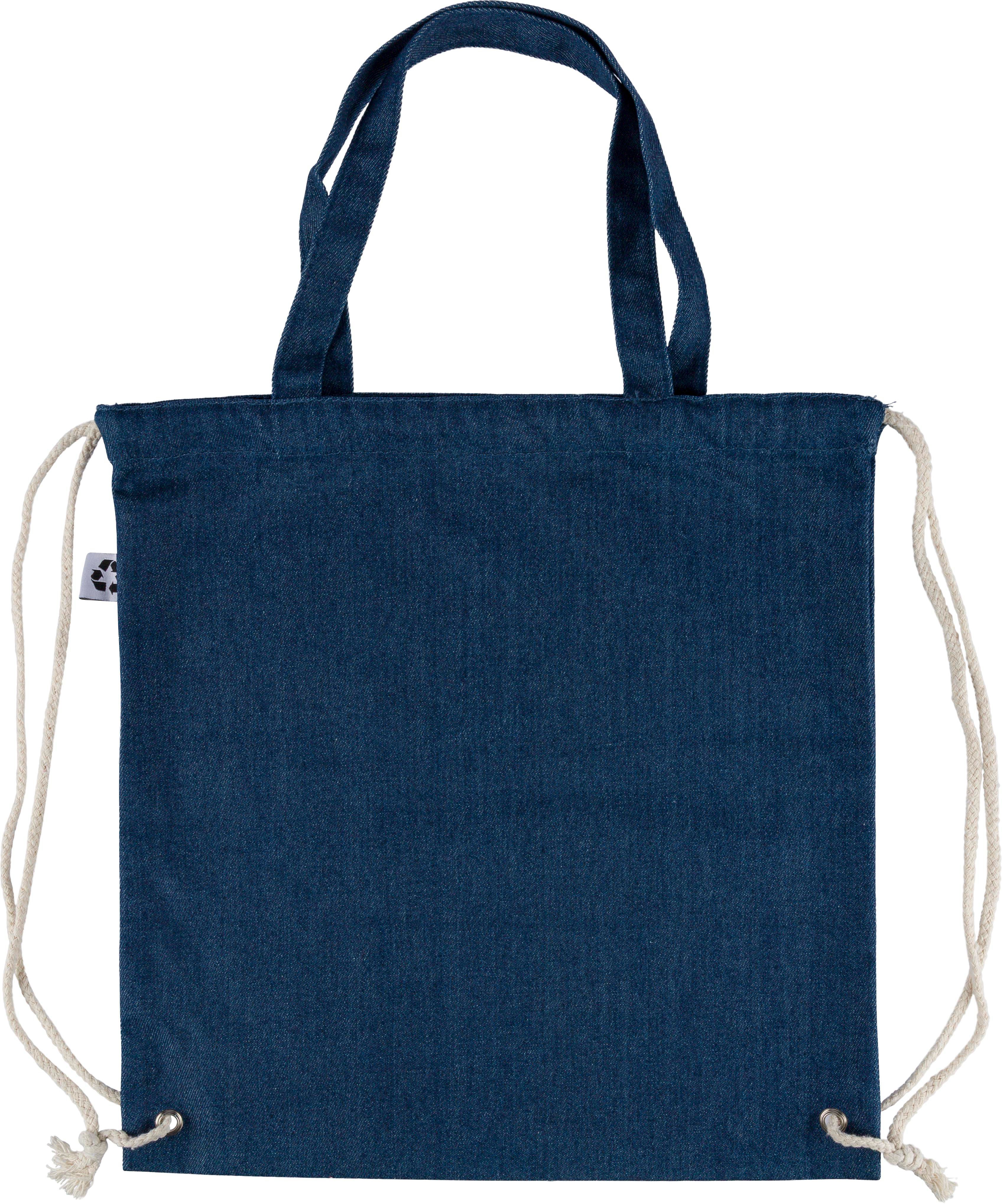 Vue 7 de Sac à cordon Dex | Denim recyclé | 6,6 l
