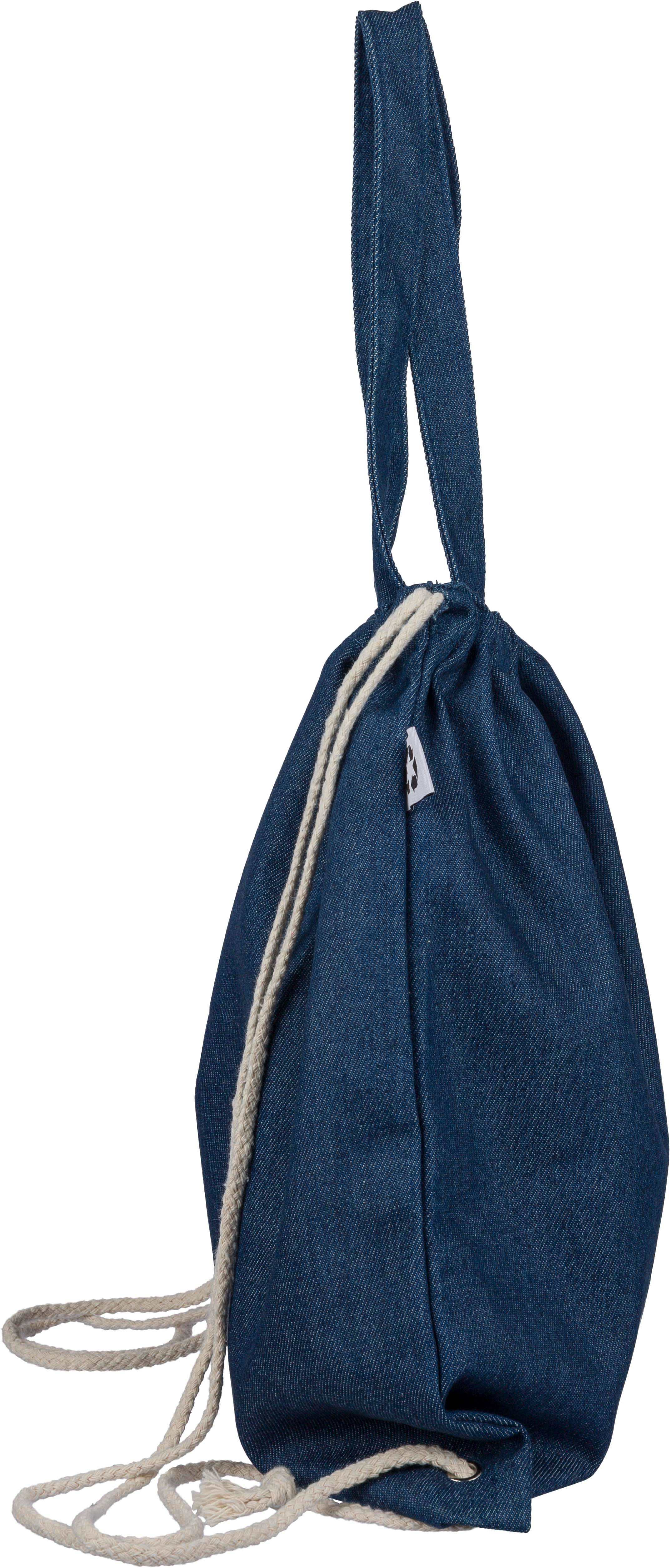 Vue 6 de Sac à cordon Dex | Denim recyclé | 6,6 l