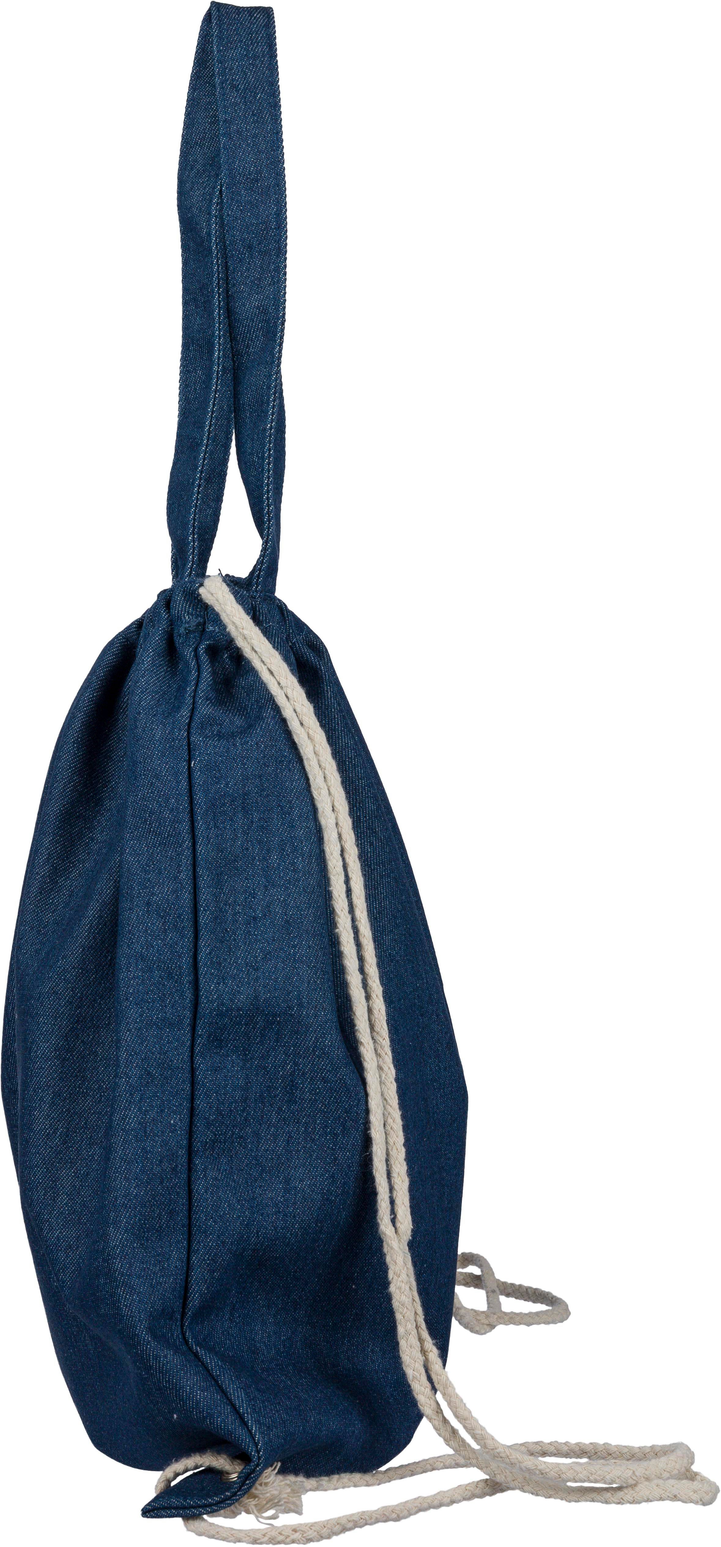 Vue 8 de Sac à cordon Dex | Denim recyclé | 6,6 l