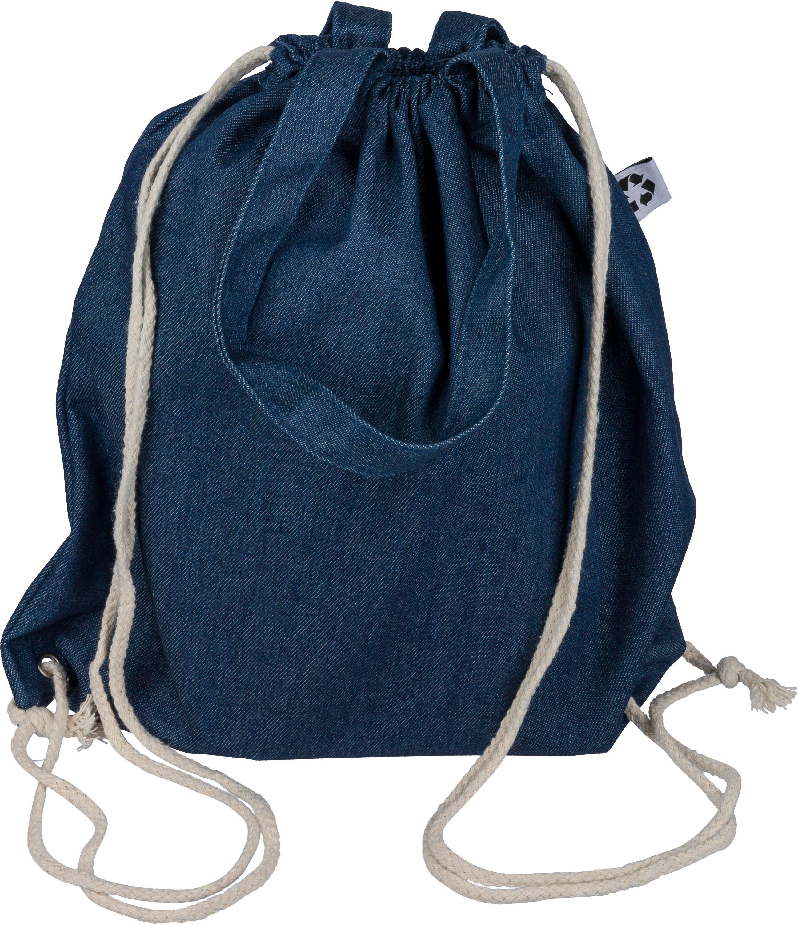 Vue 10 de Sac à cordon Dex | Denim recyclé | 6,6 l