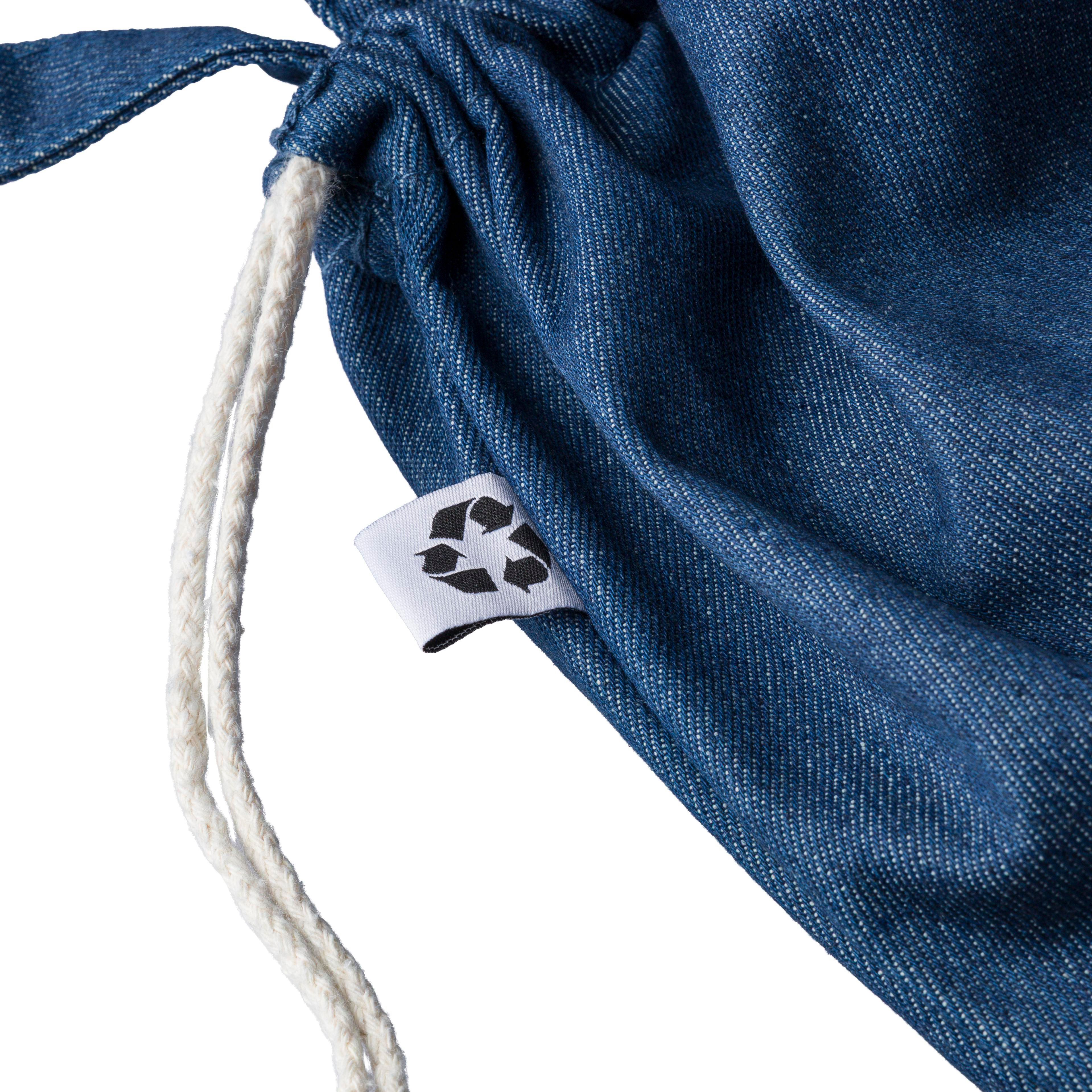 Vue 12 de Sac à cordon Dex | Denim recyclé | 6,6 l