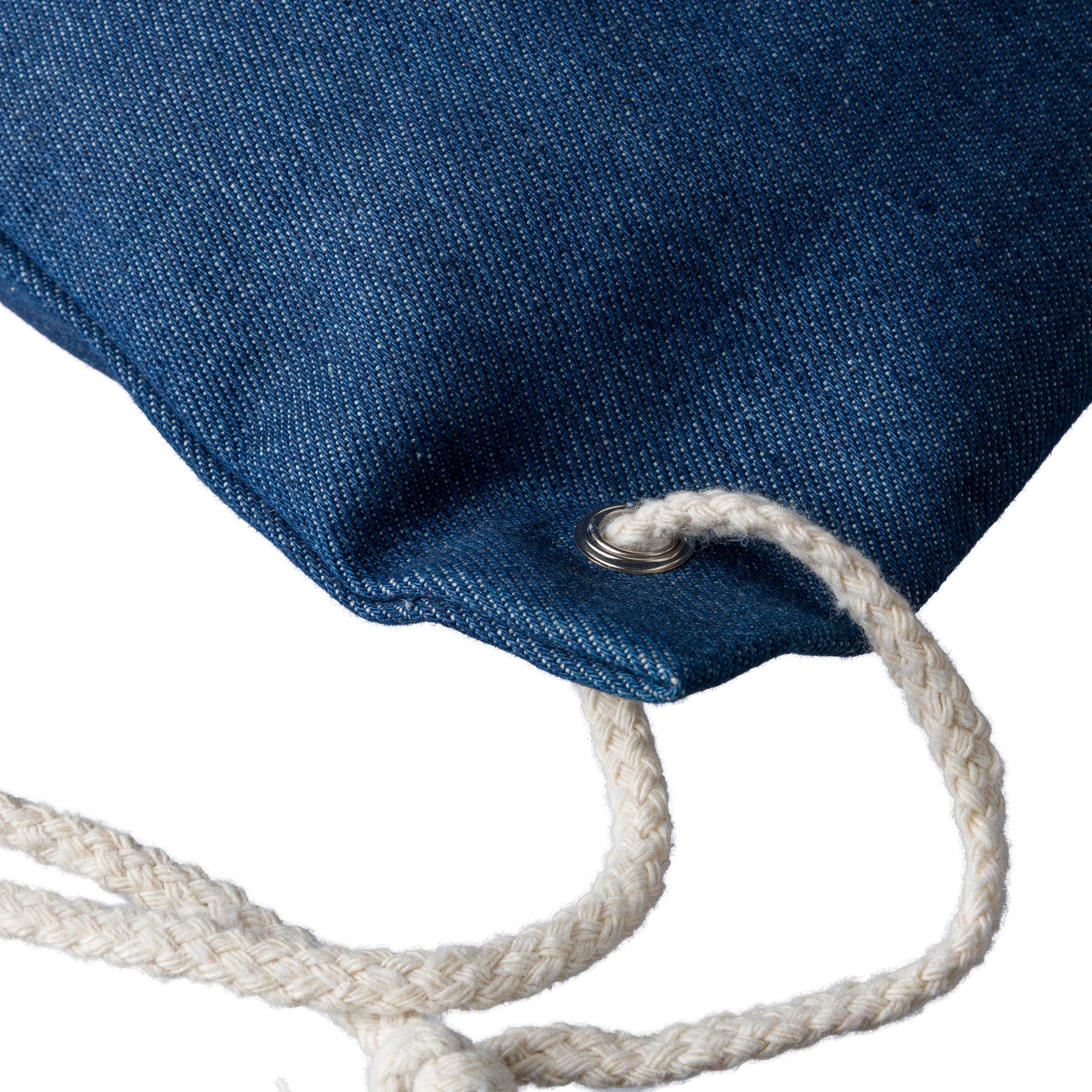Vue 13 de Sac à cordon Dex | Denim recyclé | 6,6 l