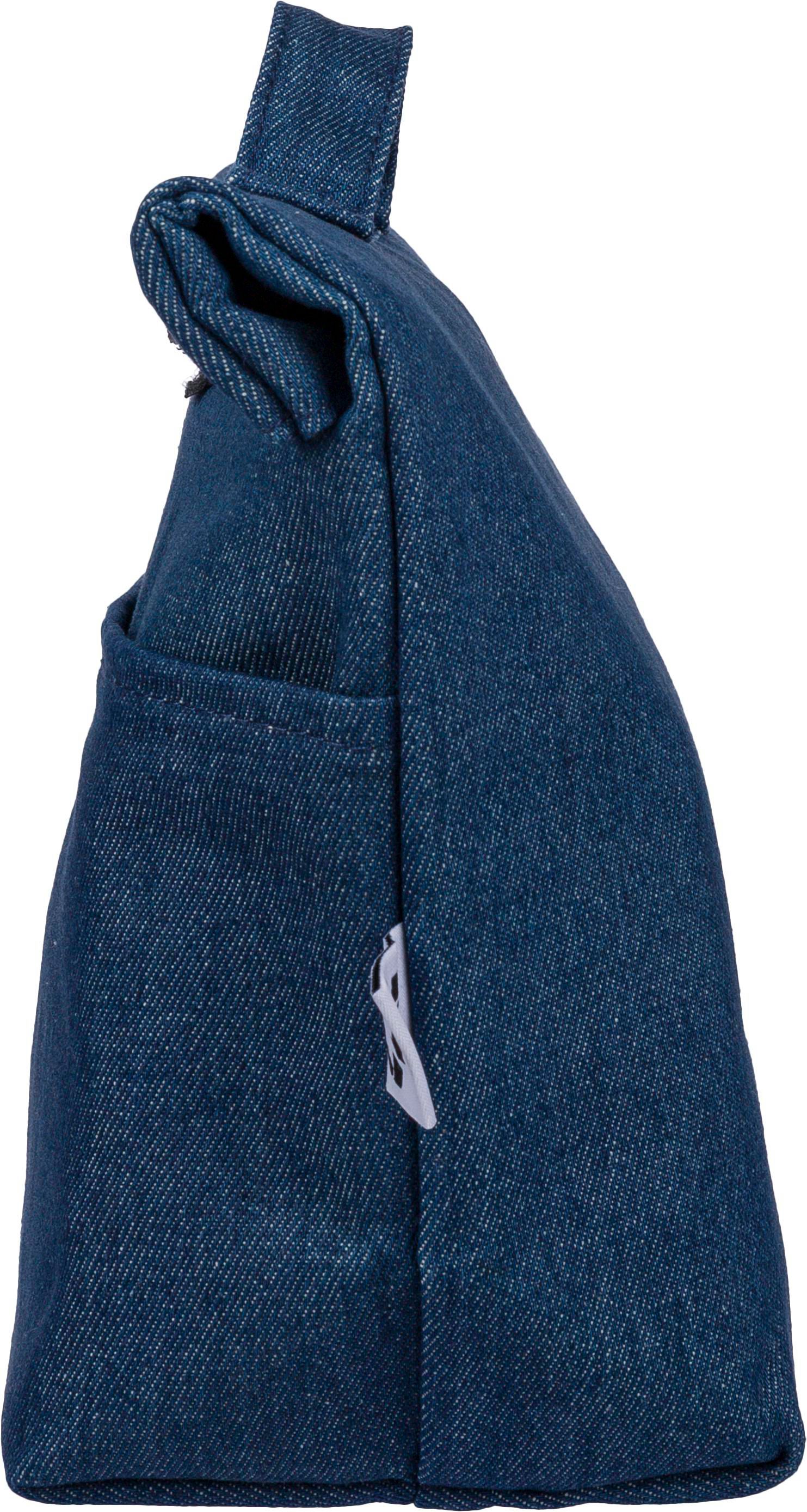 Vue 6 de Sac isotherme Mira | Denim recyclé | Rabat roulé | 8 l