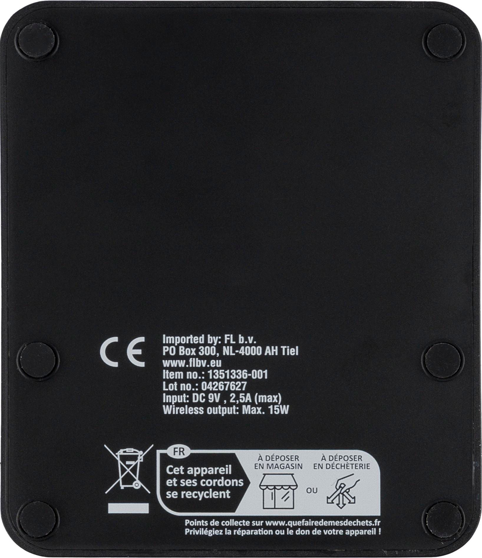 Vue 5 de Chargeur sans fil Elias | Recyclé | 3-en-1
