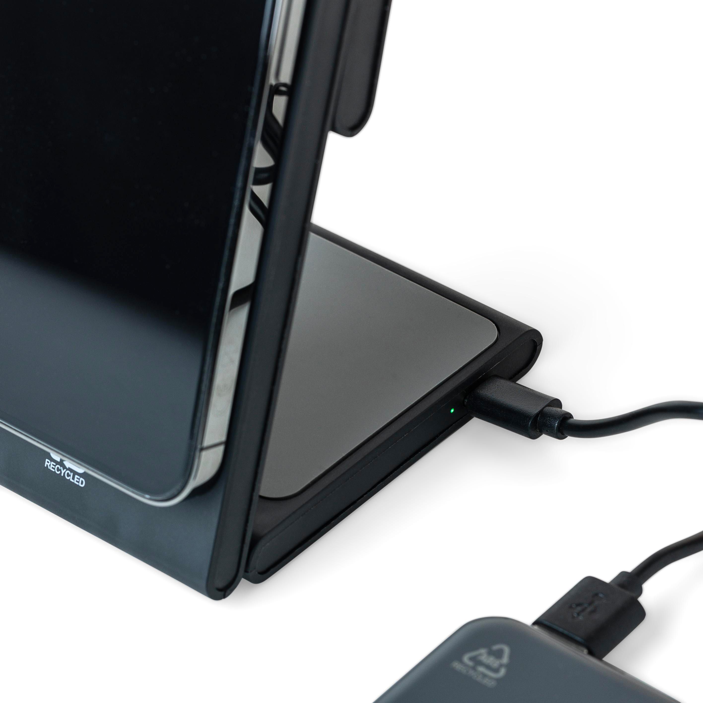 Vue 13 de Chargeur sans fil Valerio | Recyclé | 3-en-1 | Magnétique