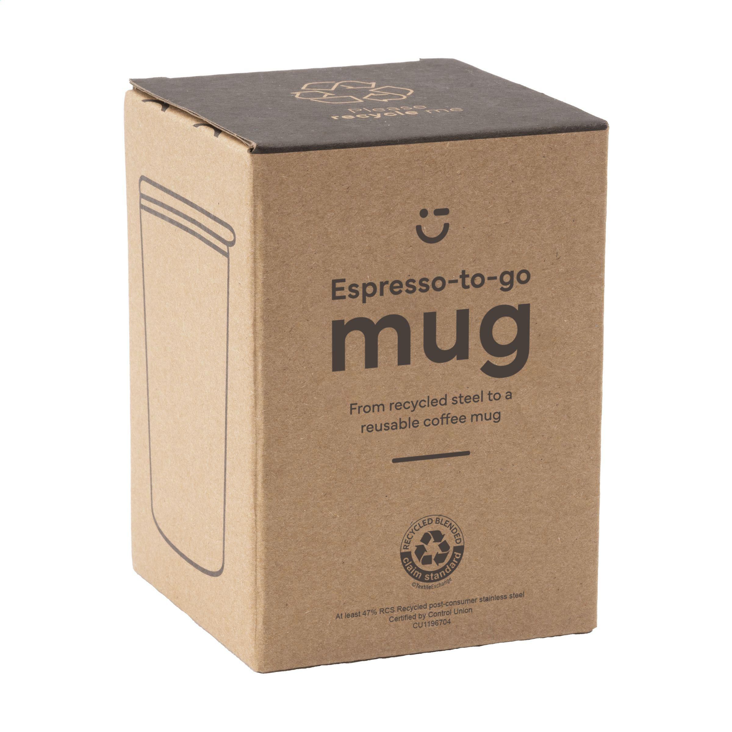 Vue 5 de Espresso-to-Go Mug RCS Recycled Steel 170 ml