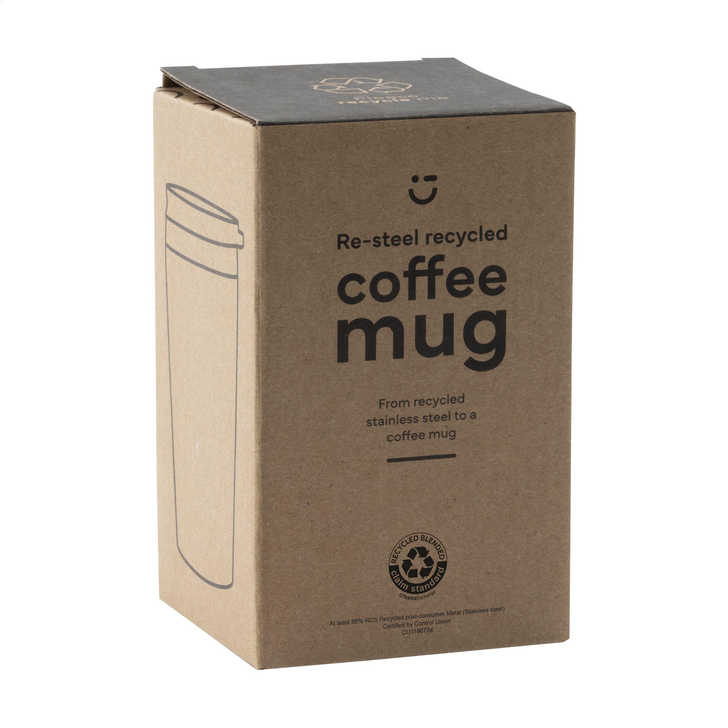Vue 4 de Re-Steel RCS Recycled Coffee Mug 380 ml gobelet thermos