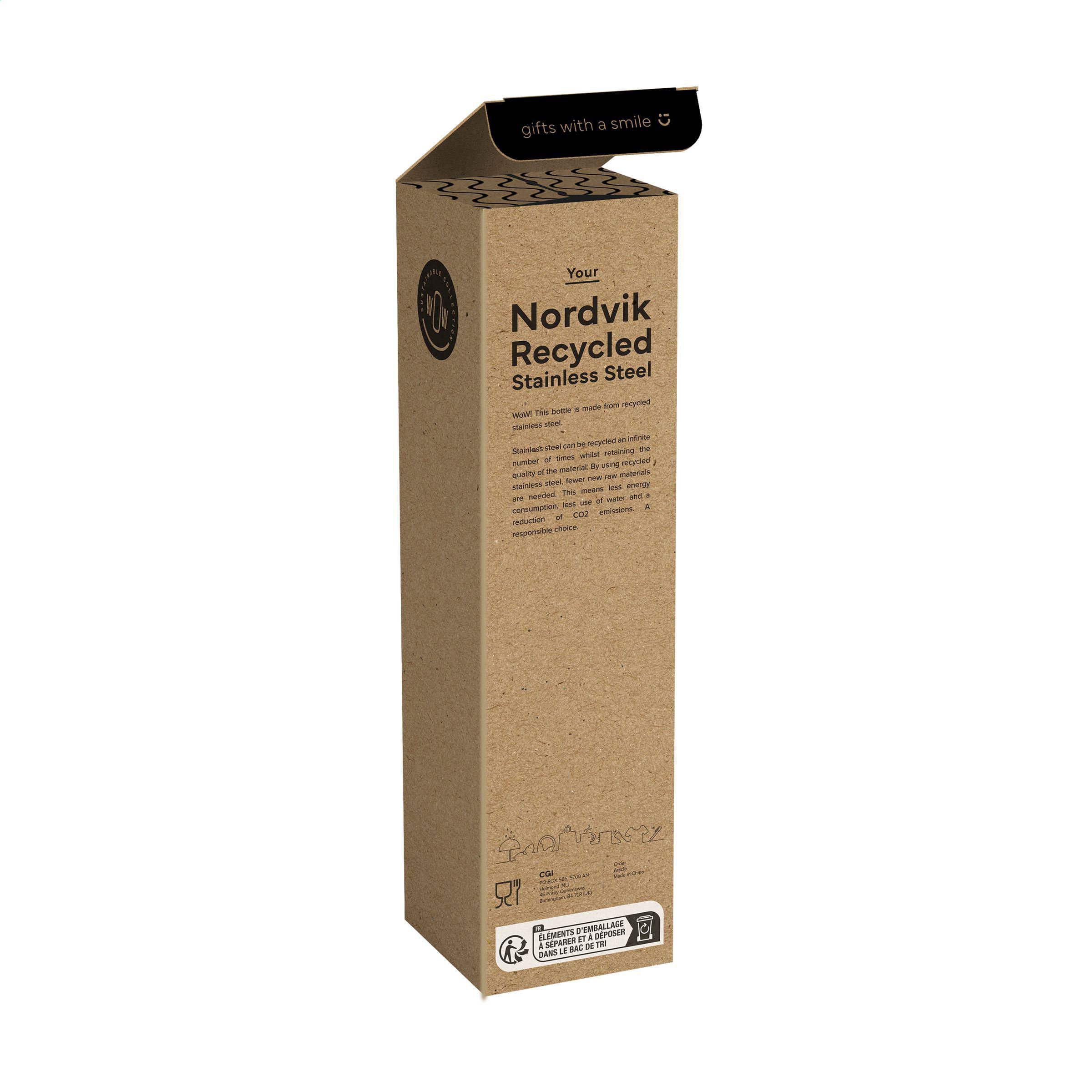 Vue 5 de Nordvik RCS Recycled Steel 750 ml bouteille