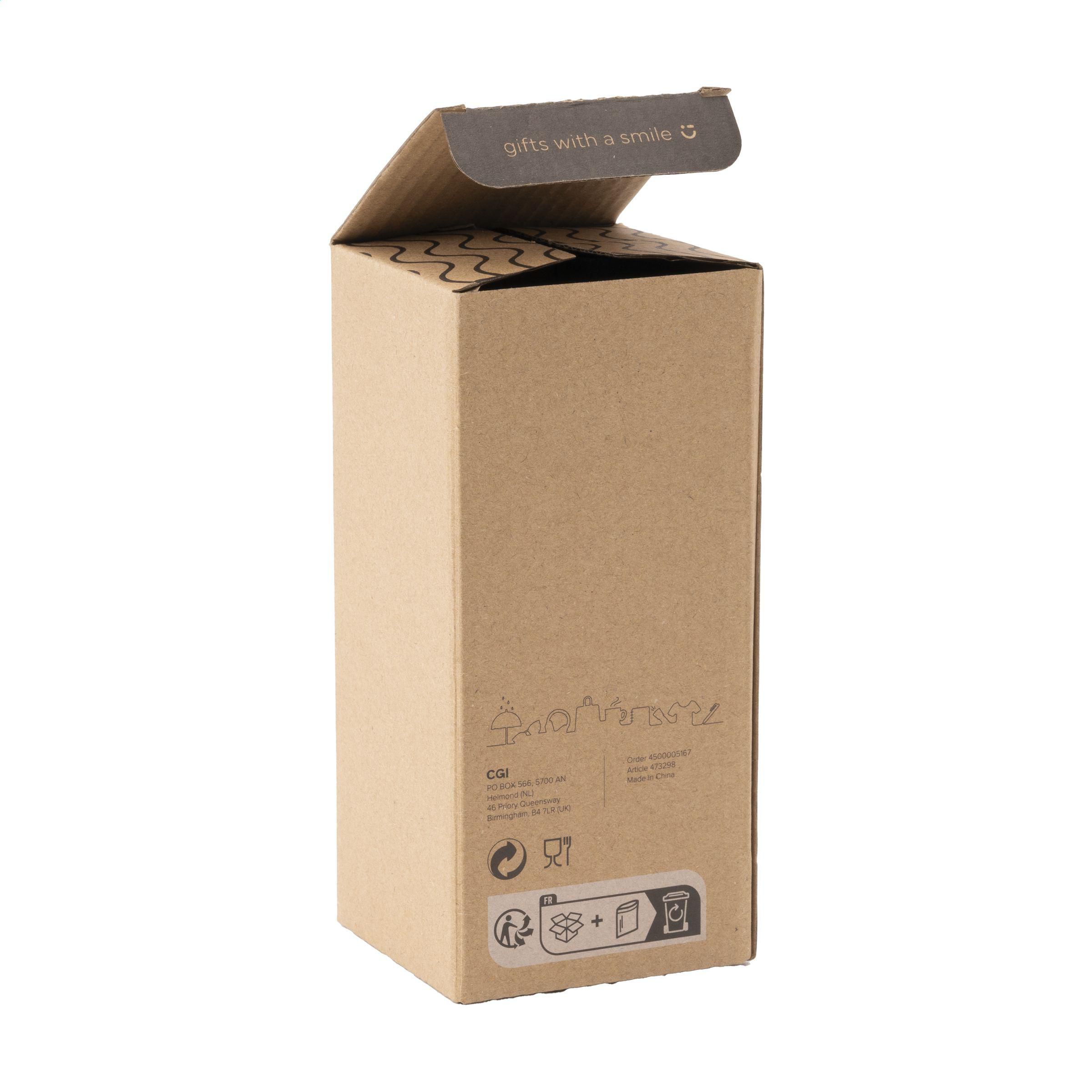 Vue 7 de Geometric Mug RCS Recycled Steel 280 ml gobelet iso