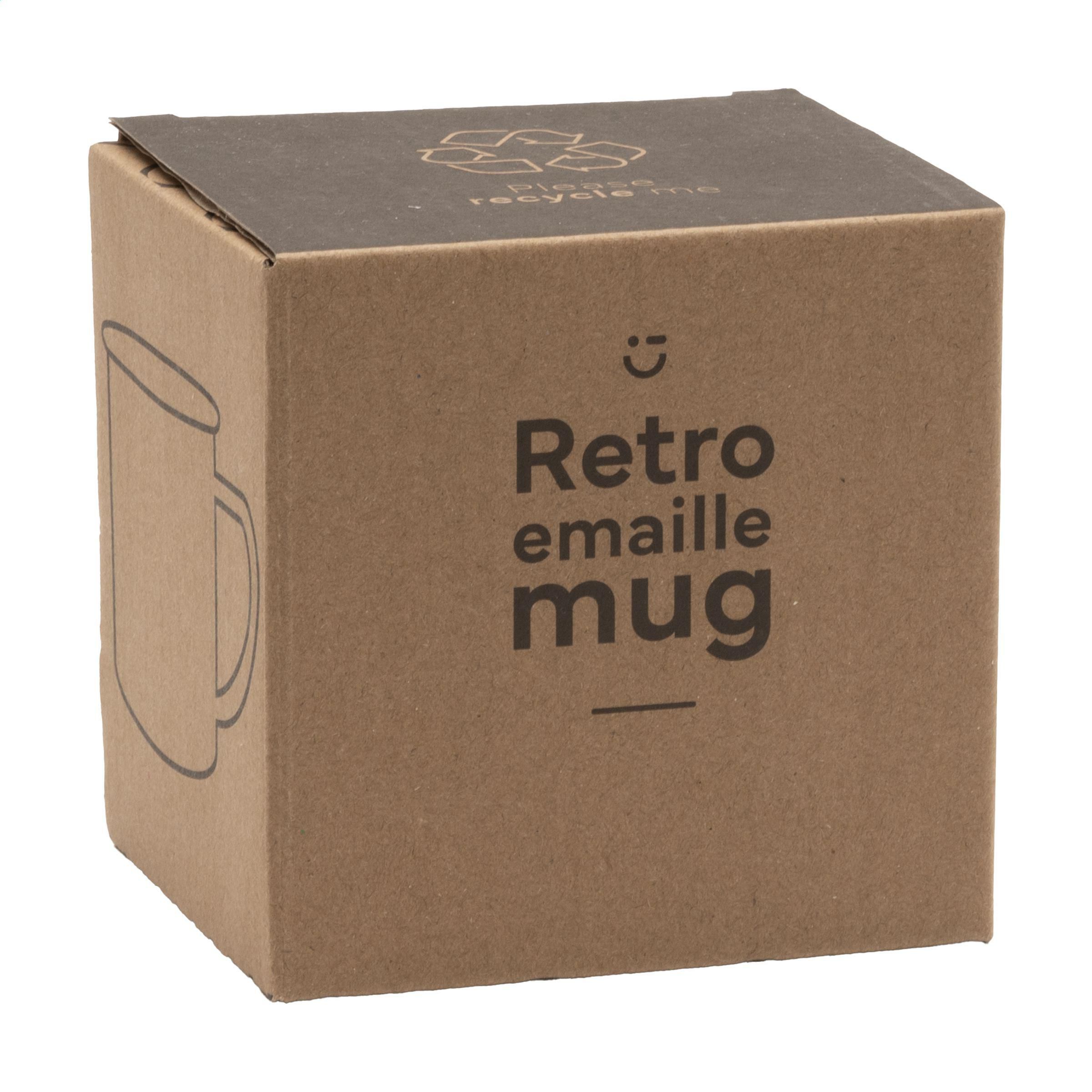 Vue 6 de Retro Mug Émail 350 ml