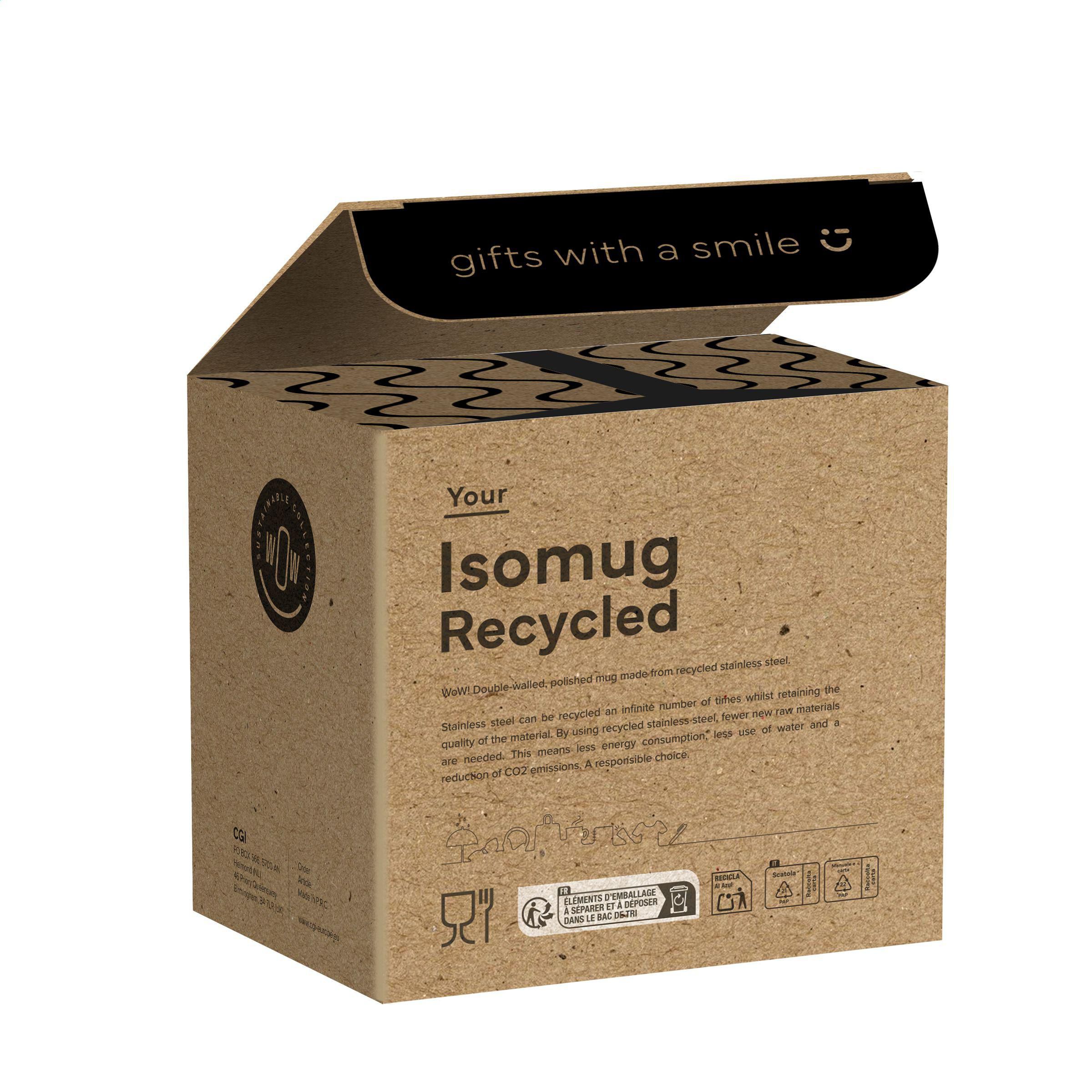 Vue 4 de IsoMug RCS Recycled Steel 300 ml