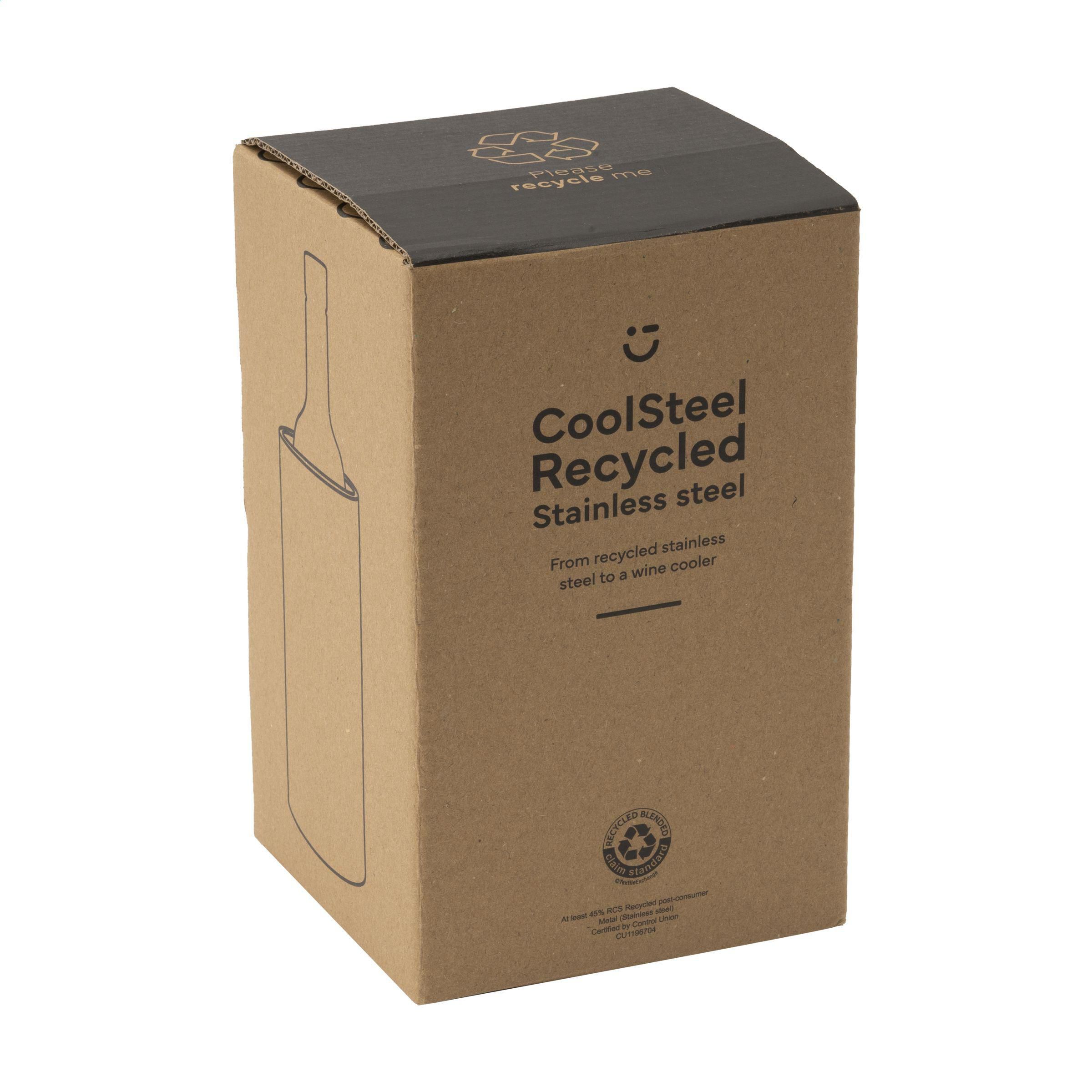 Vue 3 de CoolSteel RCS Recycled Steel refroidisseur de vin
